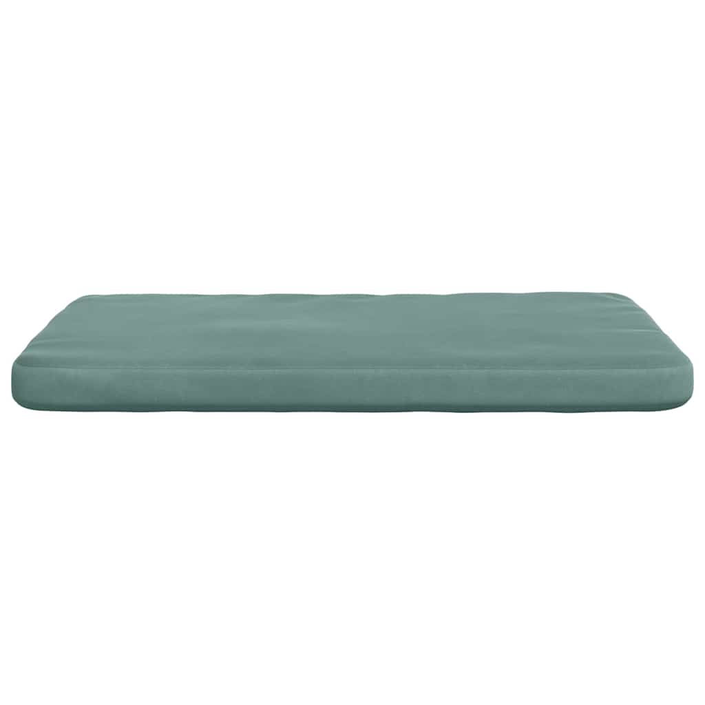 Cuscini per Seduta 4 pz Velluto Verde Mare 40 x 40 x 3 cm