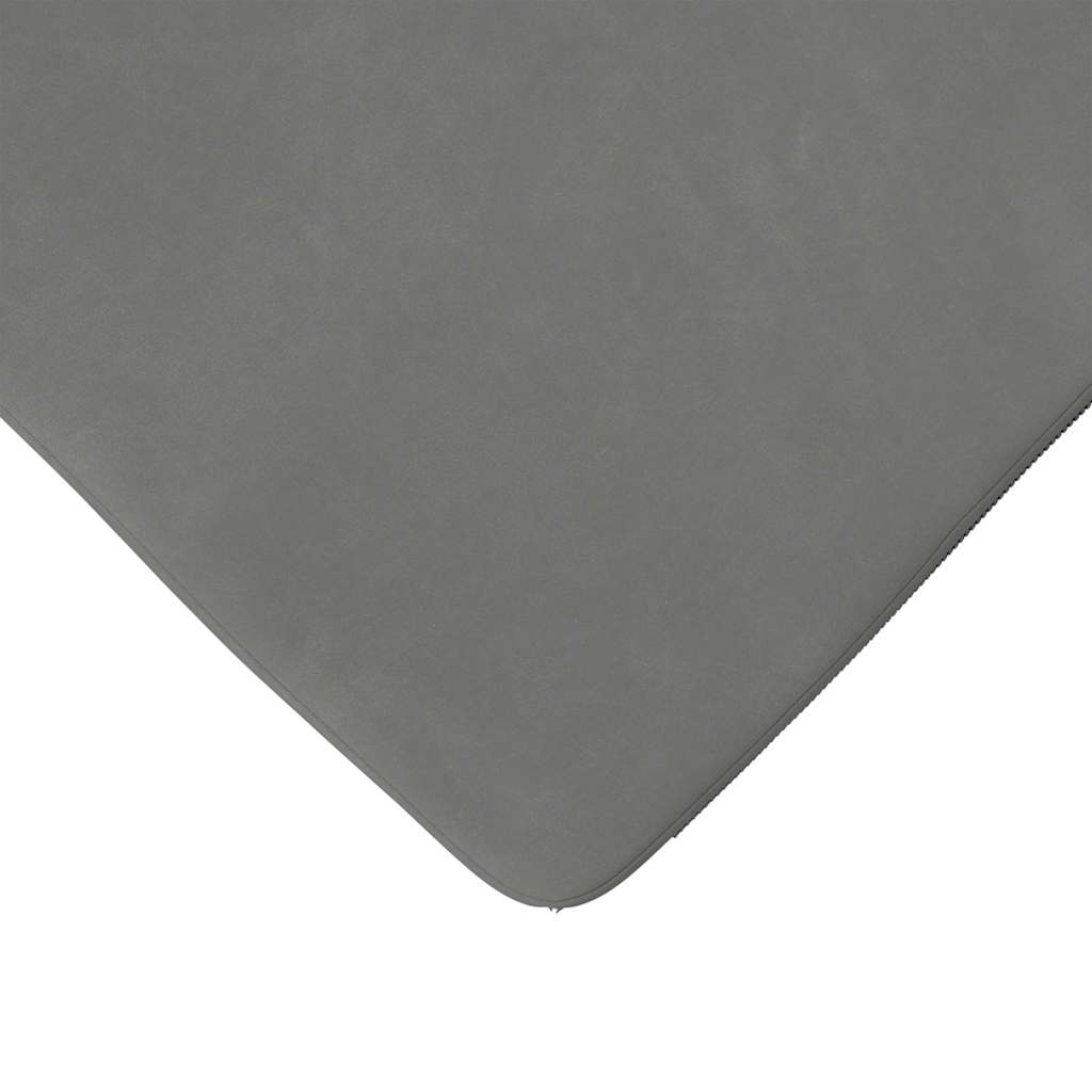 Cuscini per Seduta 4 pz Tessuto in Microfibra Grigio scuro