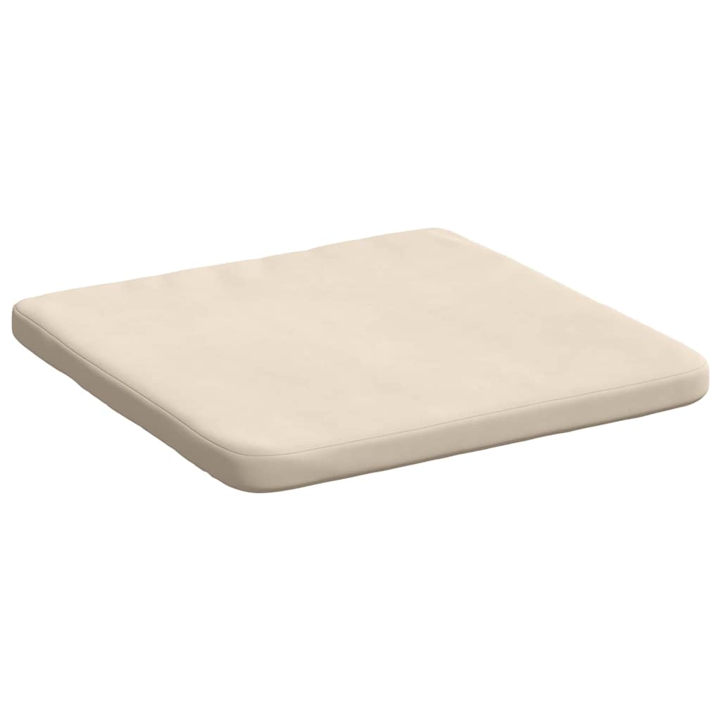 Cuscini per Seduta 4 pz Tessuto in Microfibra Beige