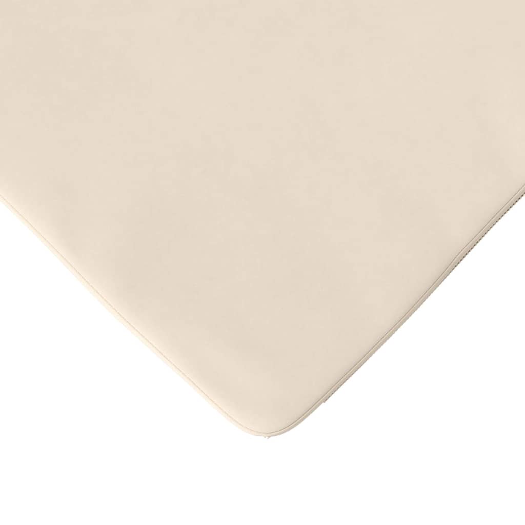 Cuscini per Seduta 4 pz Tessuto in Microfibra Beige