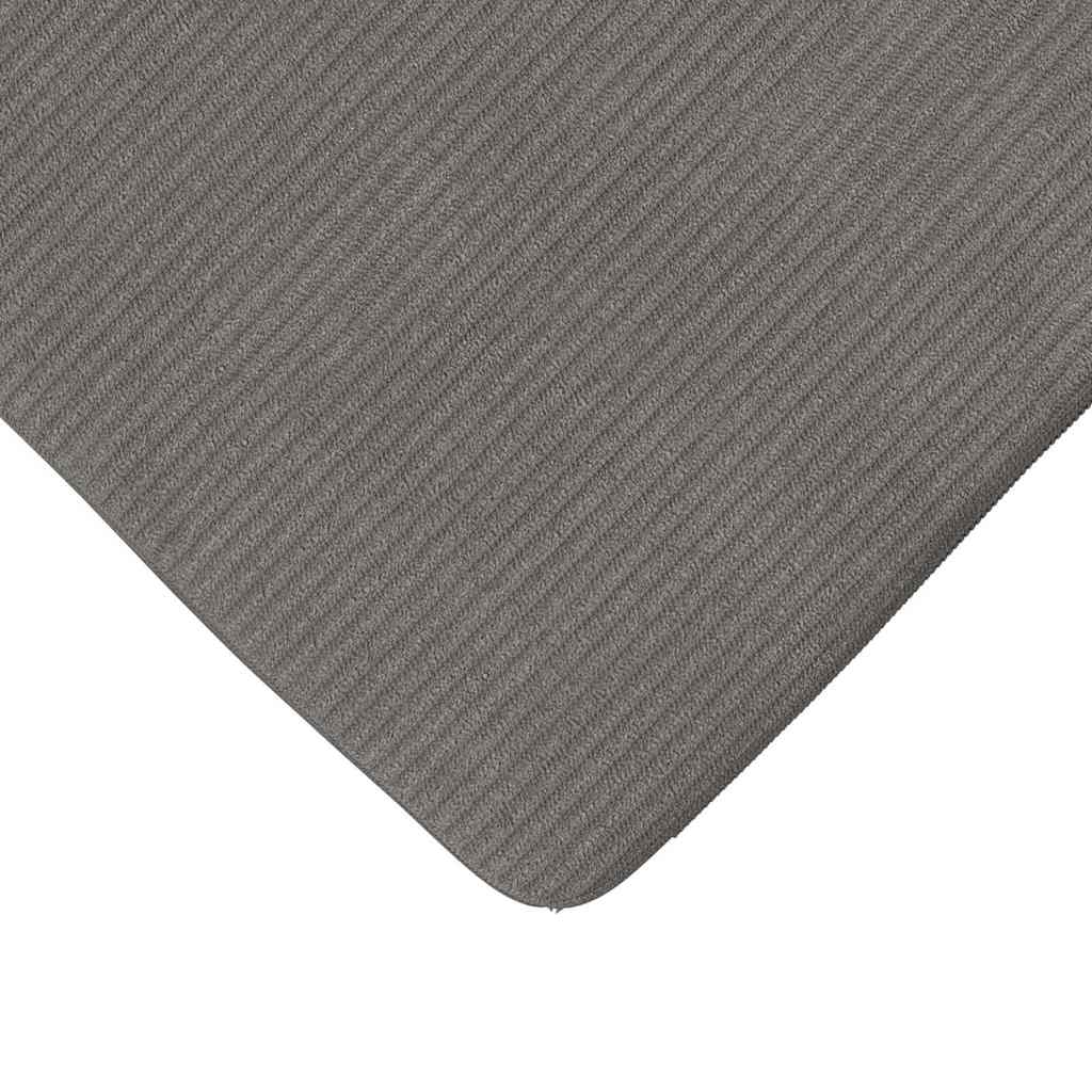 Cuscini per Seduta 4 pz Tessuto in Cords Grigio Chiaro