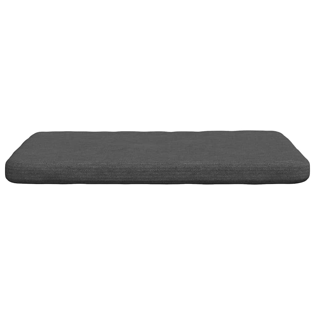 Cuscini per Seduta 4 pz Tessuto in Cords Grigio Scuro