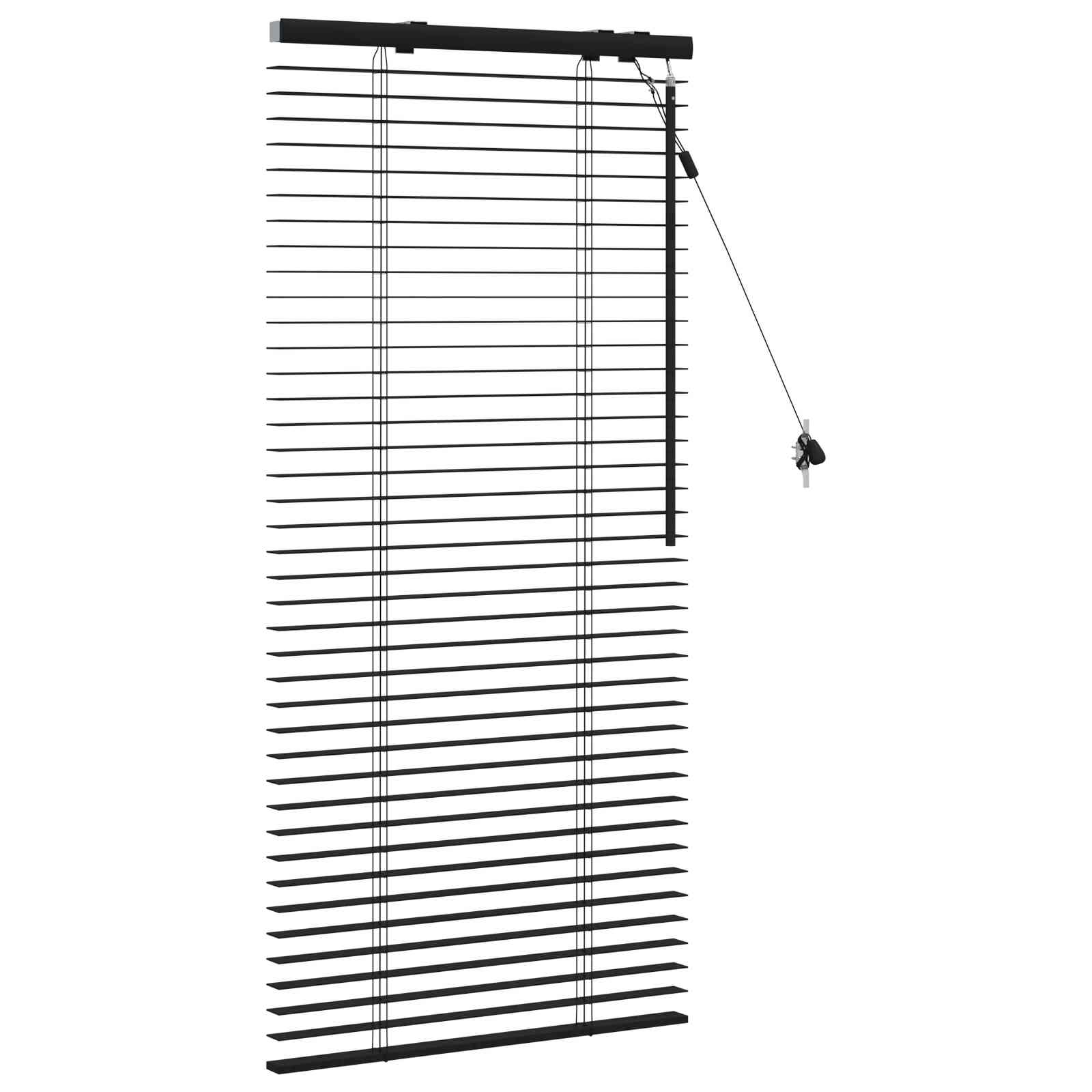Tenda Veneziana Nero 55 x 130 cm 35 mm