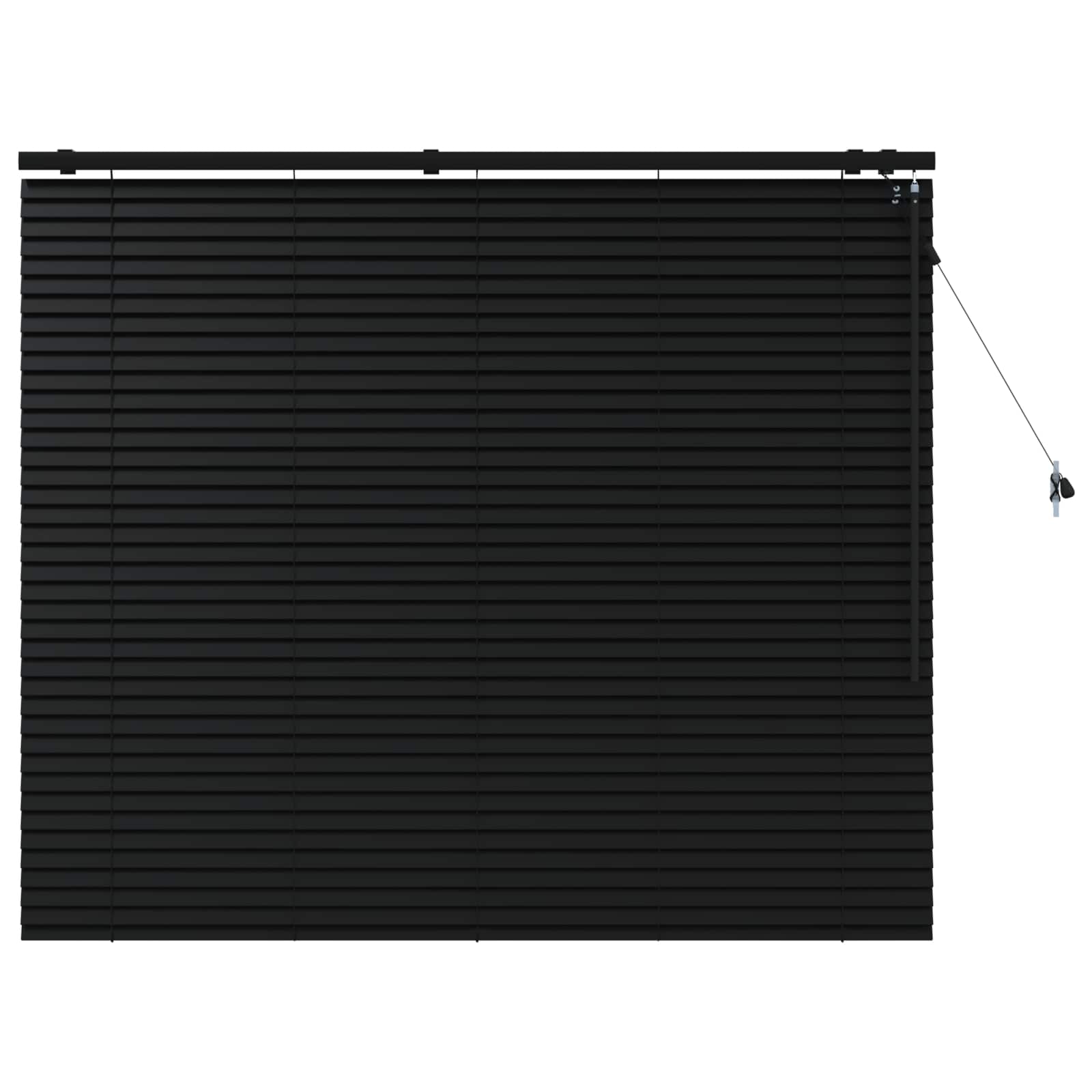 Tenda Veneziana Nero 135 x 130 cm 35 mm