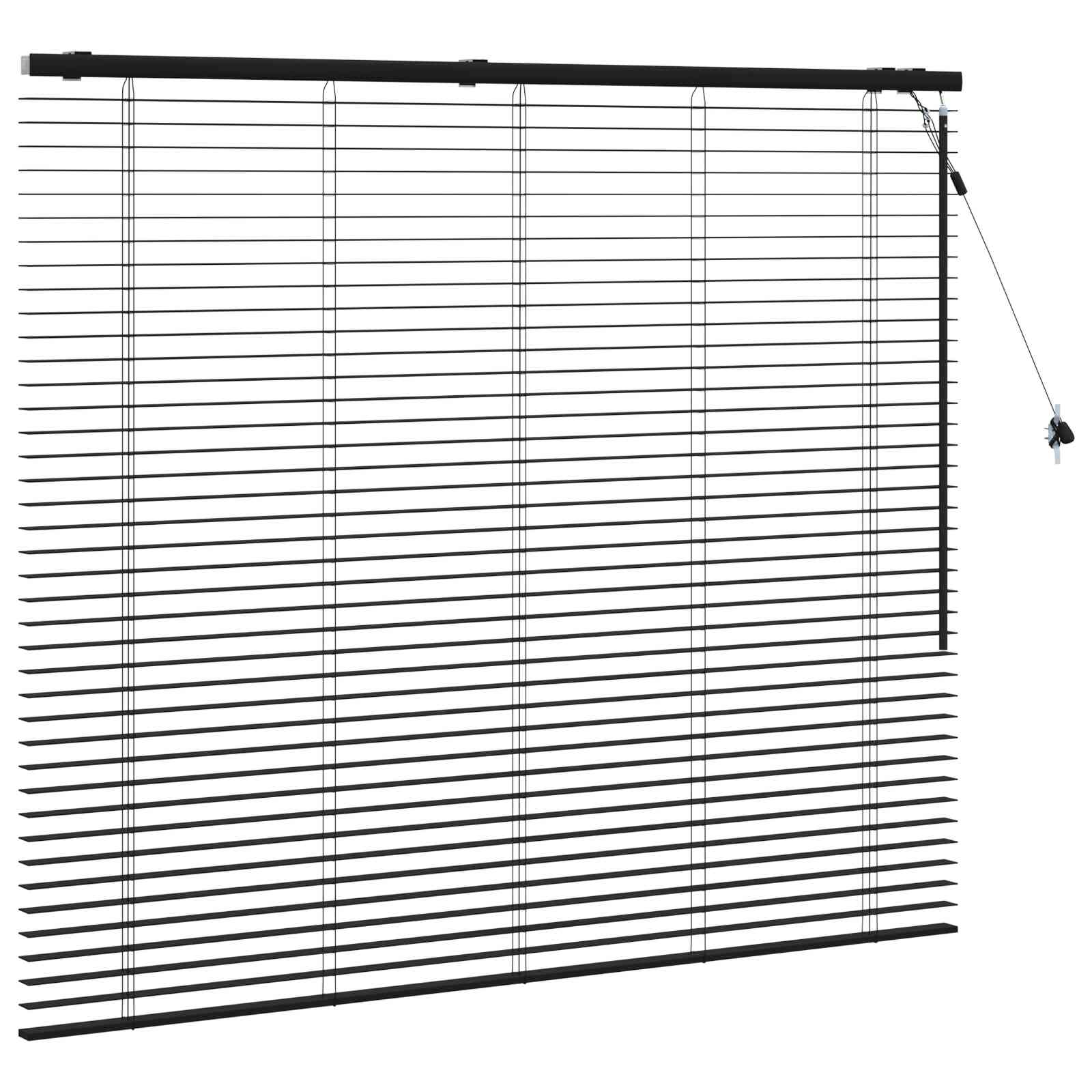 Tenda Veneziana Nero 140 x 130 cm 35 mm