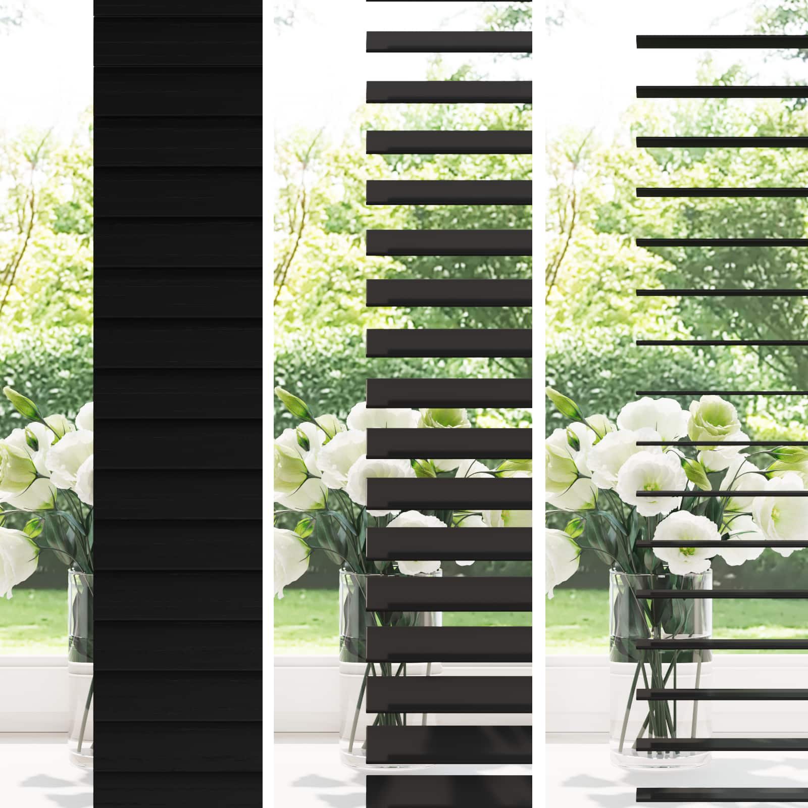Tenda Veneziana Nero 150 x 130 cm 35 mm