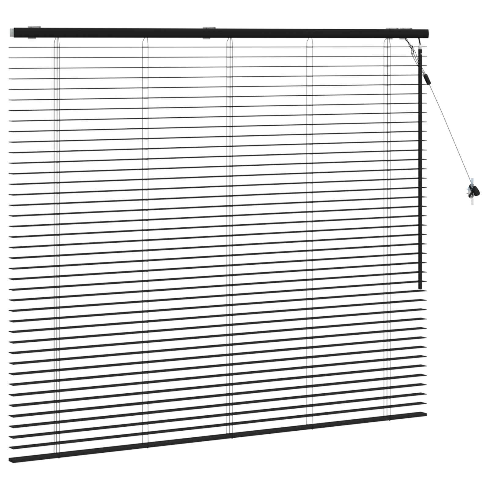 Tenda Veneziana Nero 160 x 130 cm 35 mm