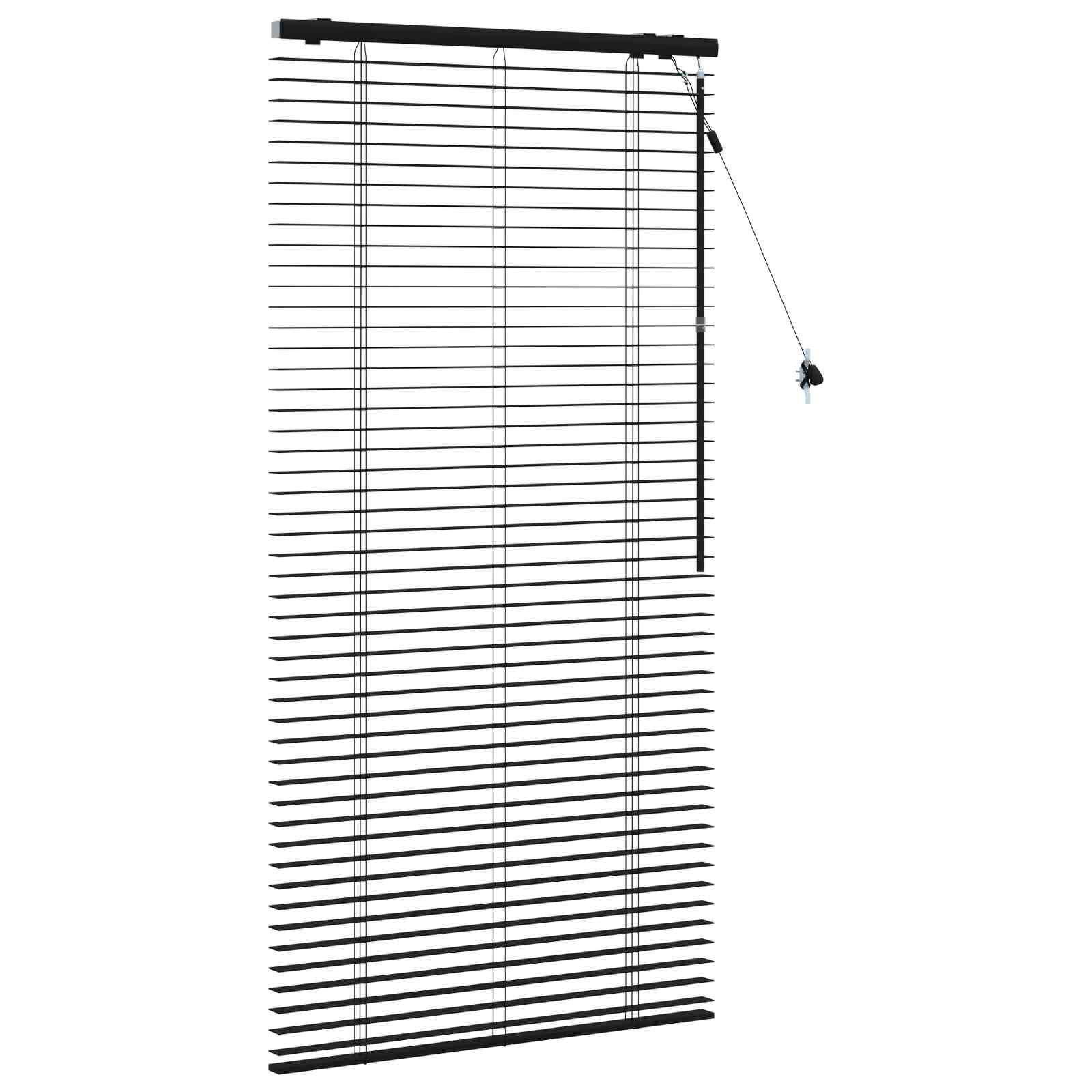 Tenda Veneziana Nero 75 x 160 cm 35 mm
