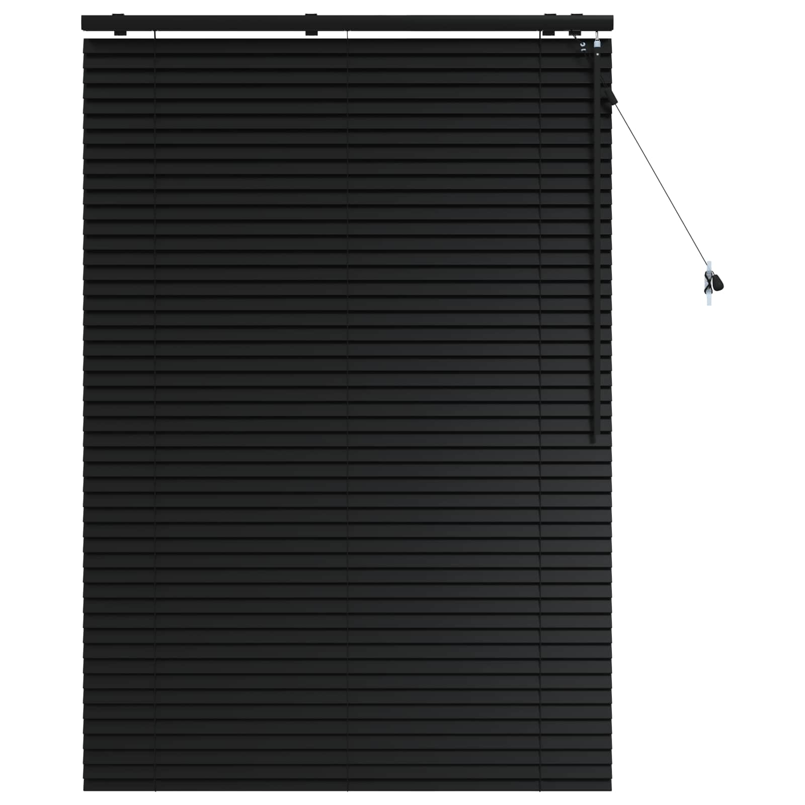 Tenda Veneziana Nero 105 x 160 cm 35 mm