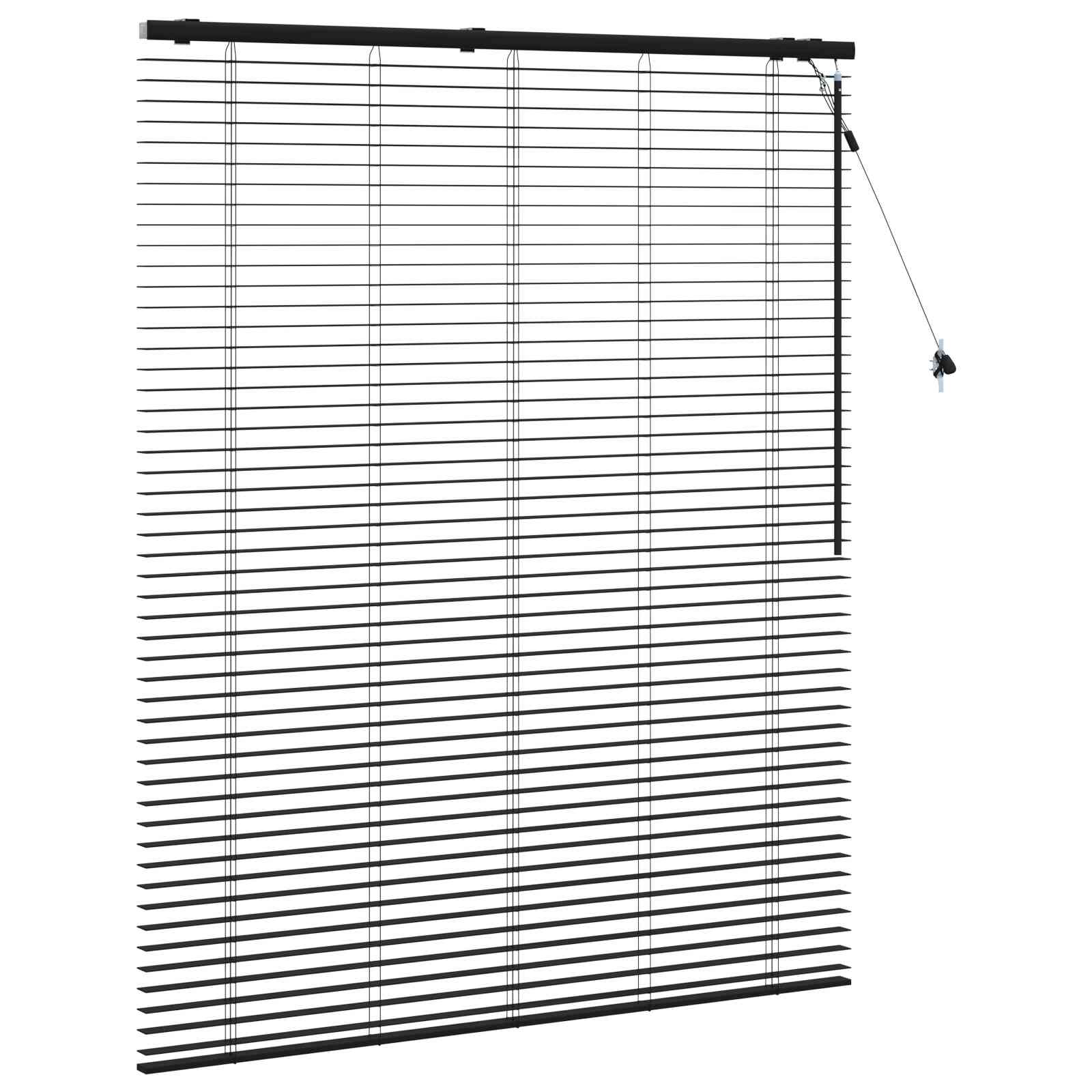 Tenda Veneziana Nero 130 x 160 cm 35 mm