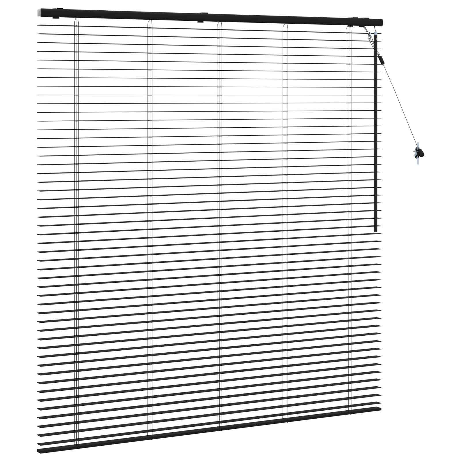 Tenda Veneziana Nero 160 x 160 cm 35 mm