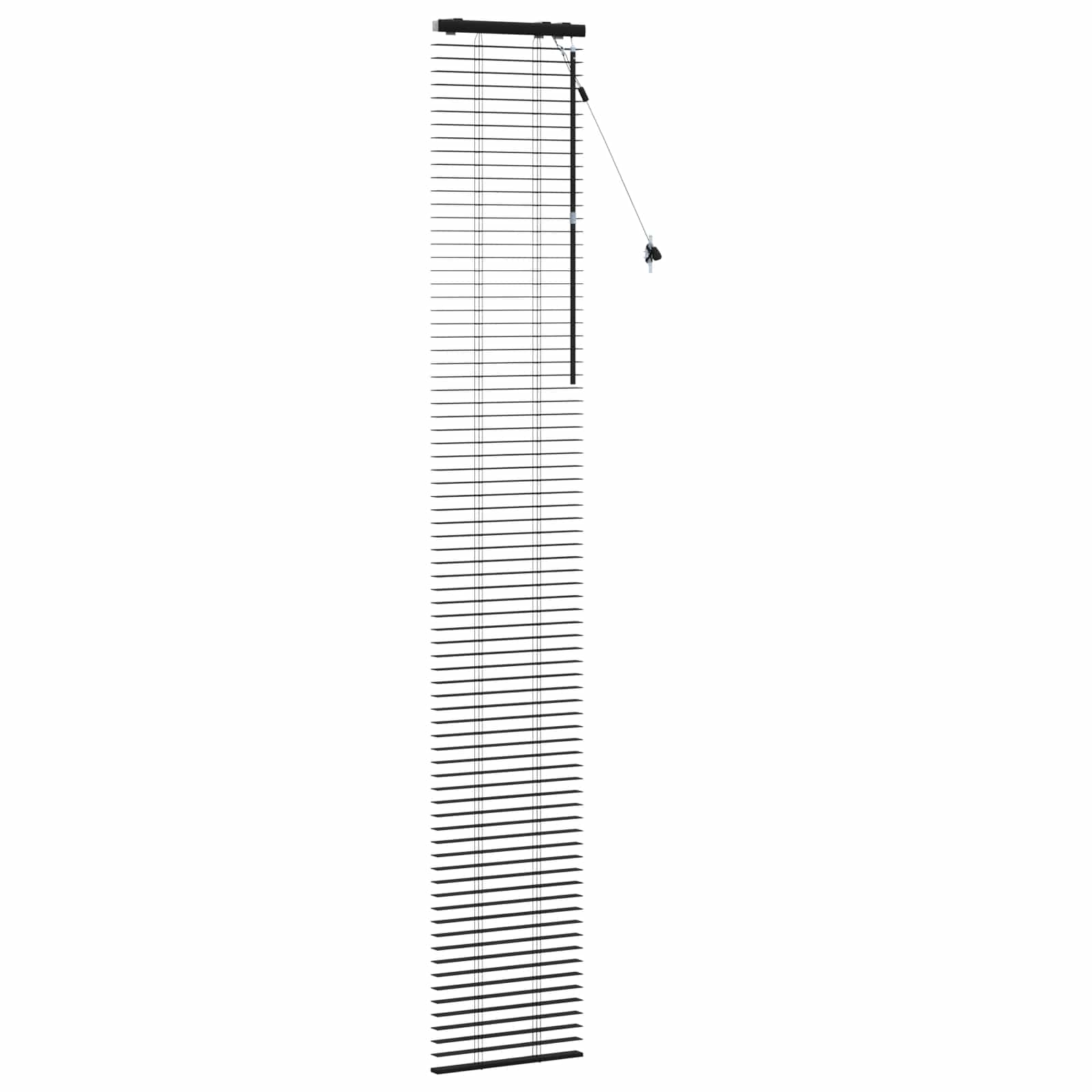 Tenda Veneziana Nero 45 x 250 cm 35 mm