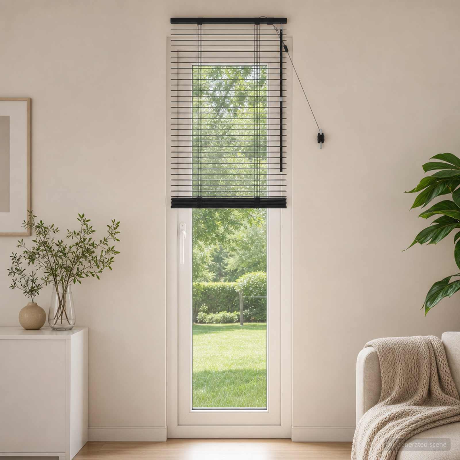 Tenda Veneziana Nero 55 x 250 cm 35 mm