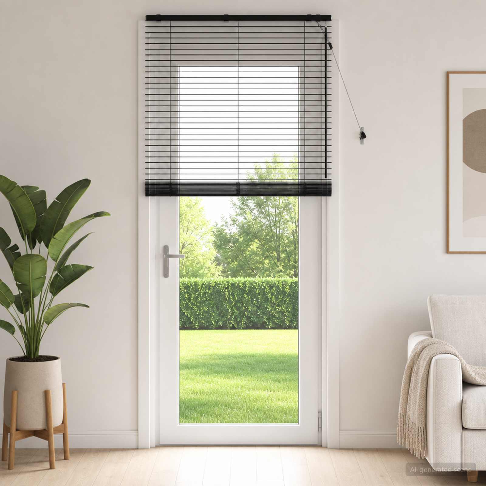 Tenda Veneziana Nero 120 x 250 cm 35 mm