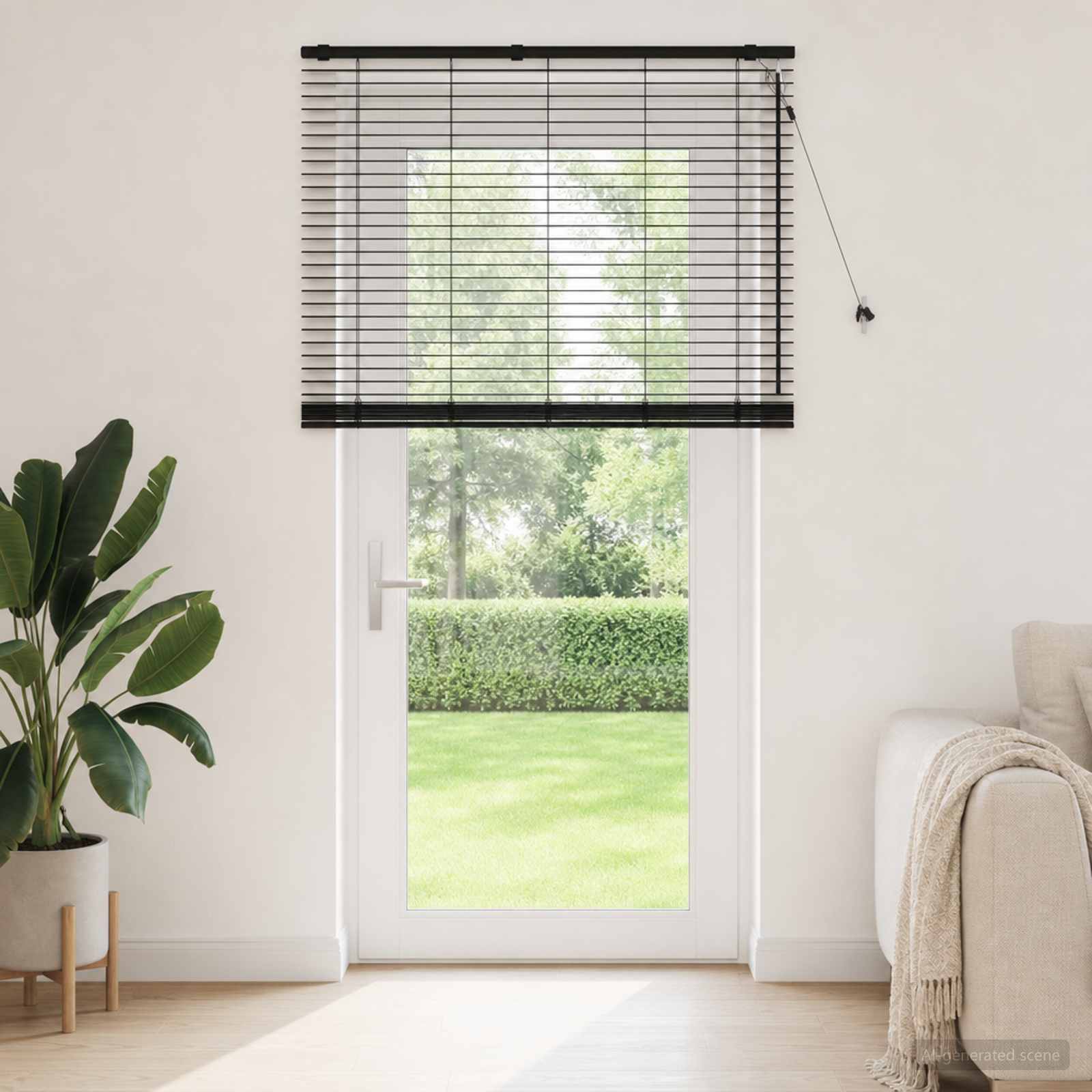 Tenda Veneziana Nero 130 x 250 cm 35 mm