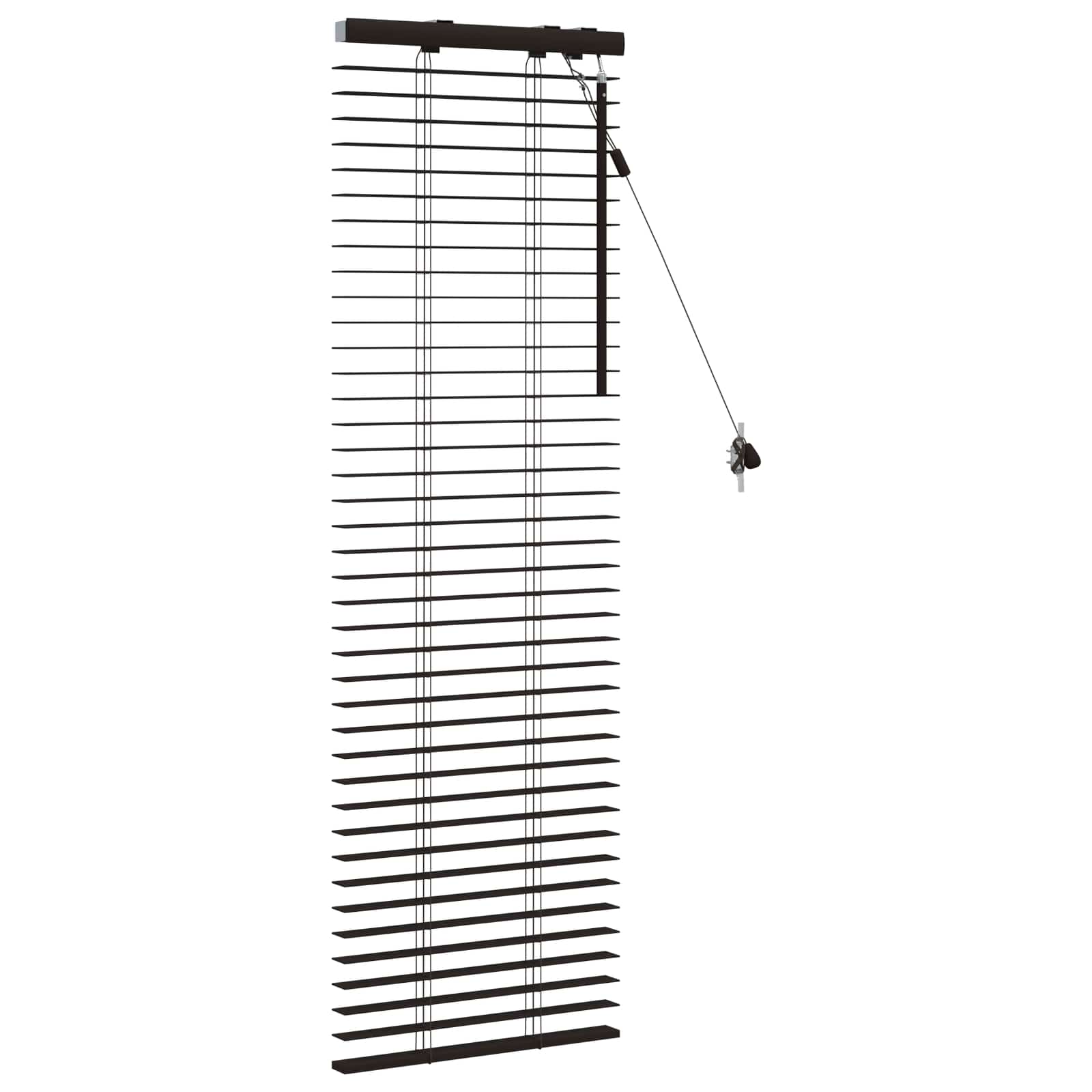 Tenda Veneziana Marrone Scuro 50 x 130 cm 35 mm