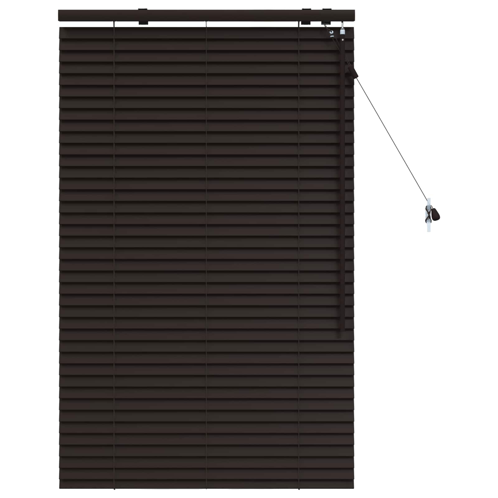 Tenda Veneziana Marrone Scuro 80 x 130 cm 35 mm