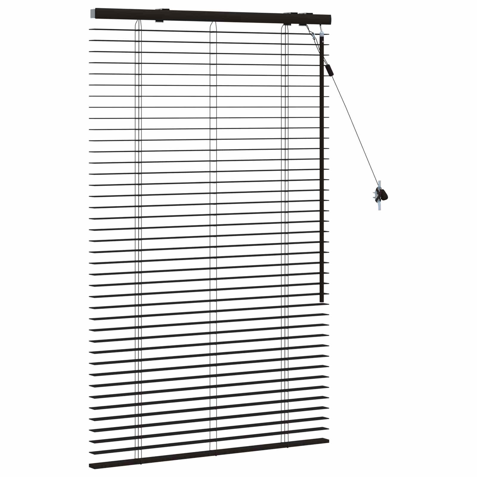 Tenda Veneziana Marrone Scuro 85 x 130 cm 35 mm