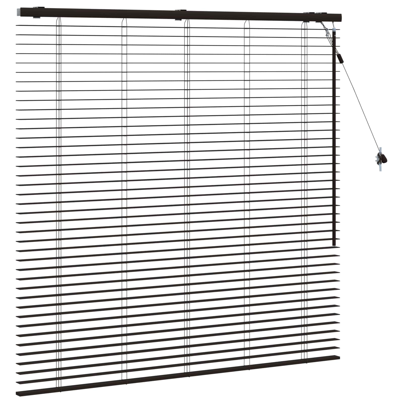 Tenda Veneziana Marrone Scuro 135 x 130 cm 35 mm