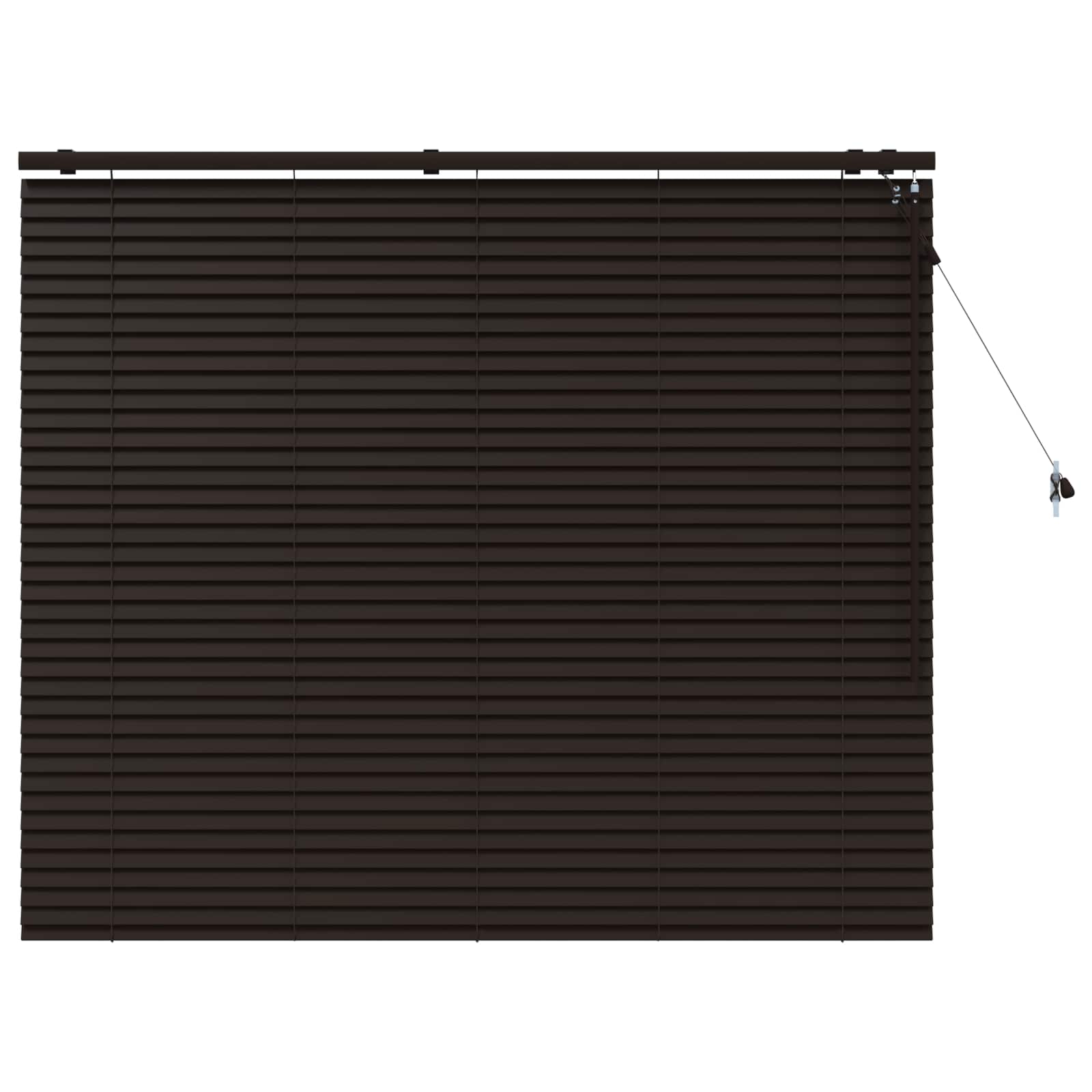 Tenda Veneziana Marrone Scuro 155 x 130 cm 35 mm