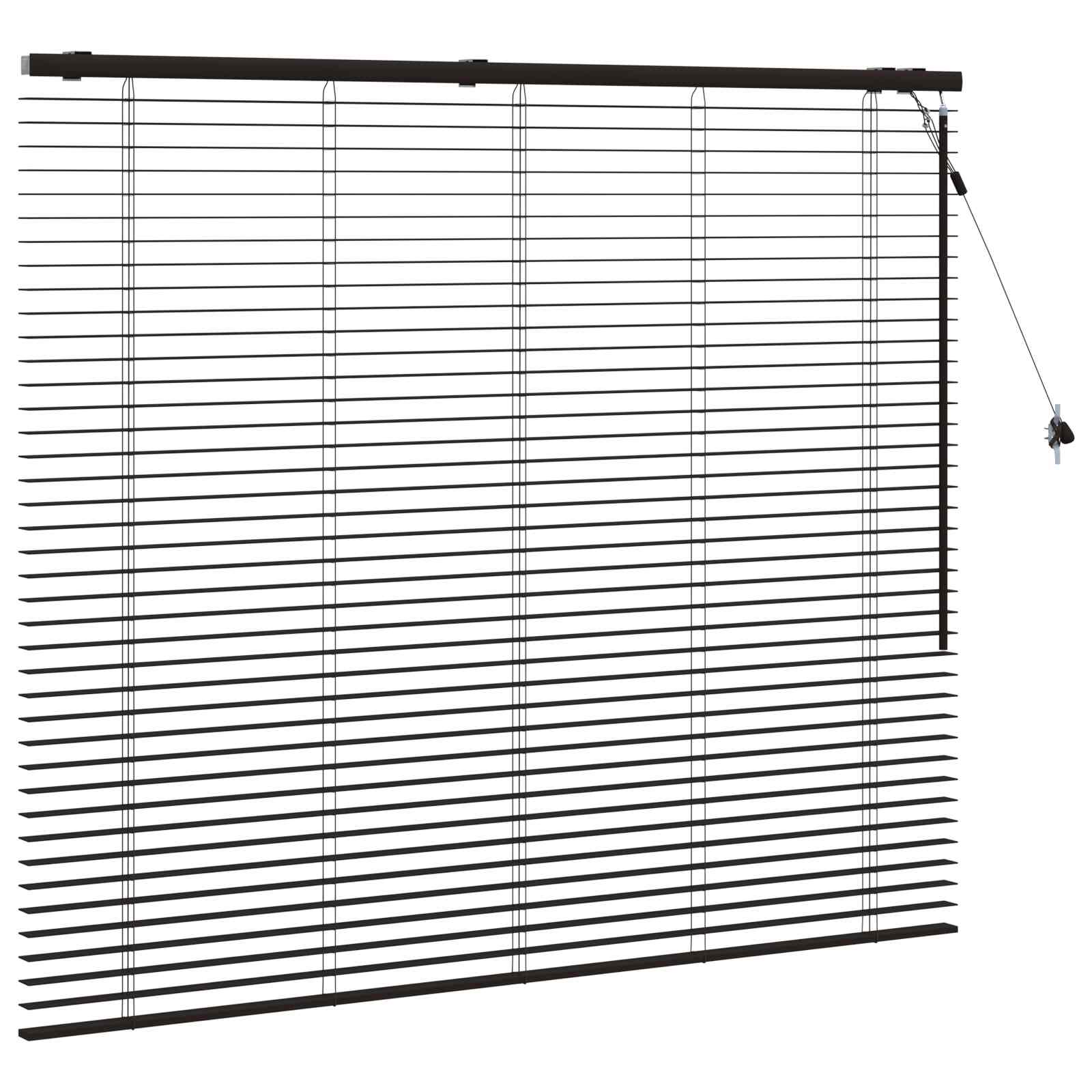 Tenda Veneziana Marrone Scuro 160 x 130 cm 35 mm