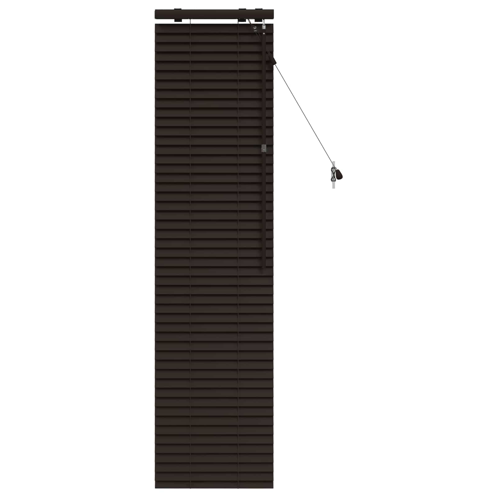 Tenda Veneziana Marrone Scuro 40 x 160 cm 35 mm