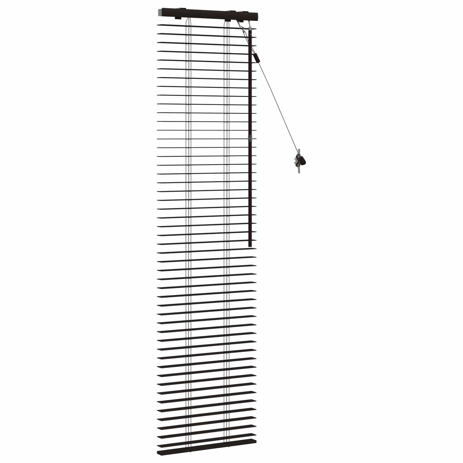 Tenda Veneziana Marrone Scuro 45 x 160 cm 35 mm