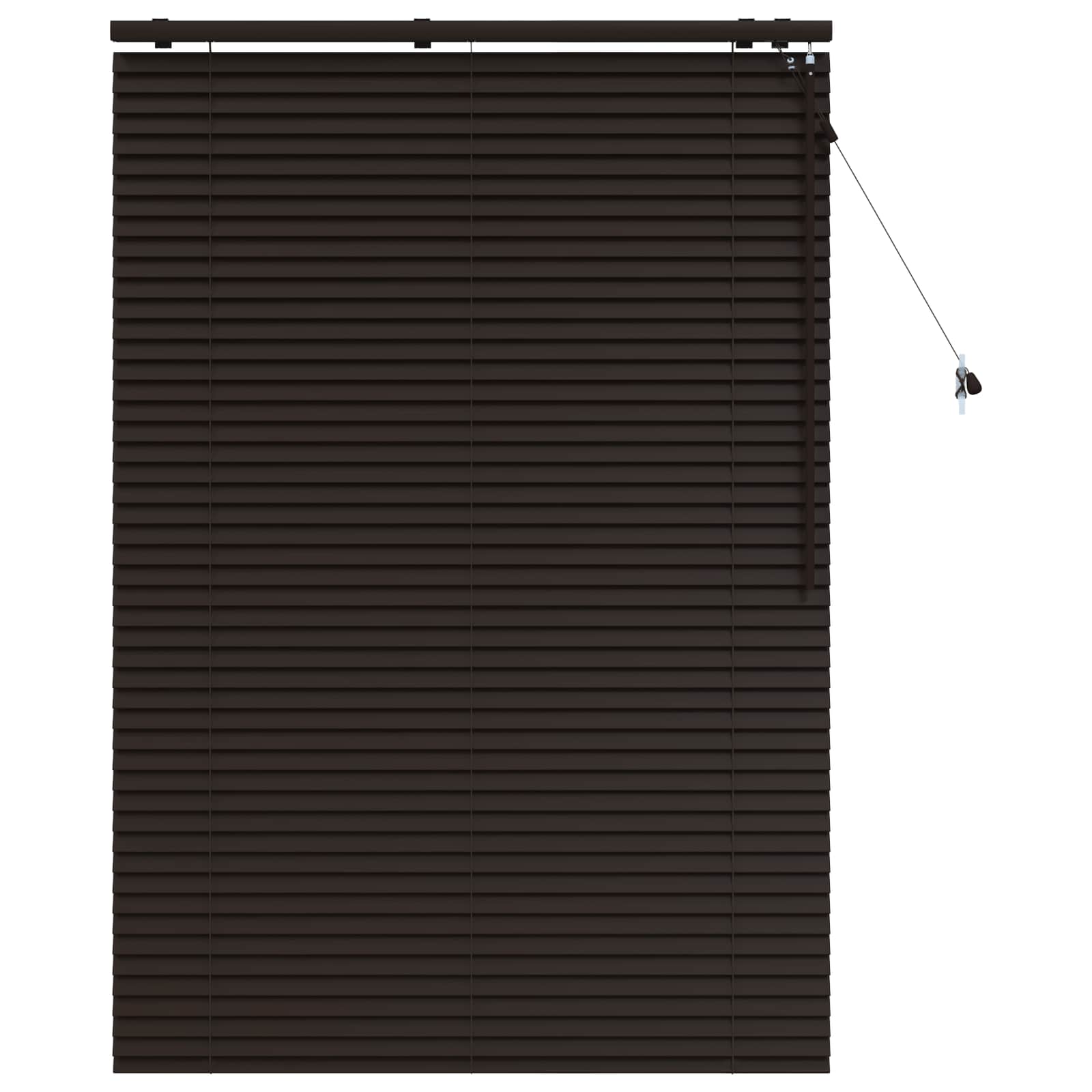 Tenda Veneziana Marrone Scuro 110 x 160 cm 35 mm