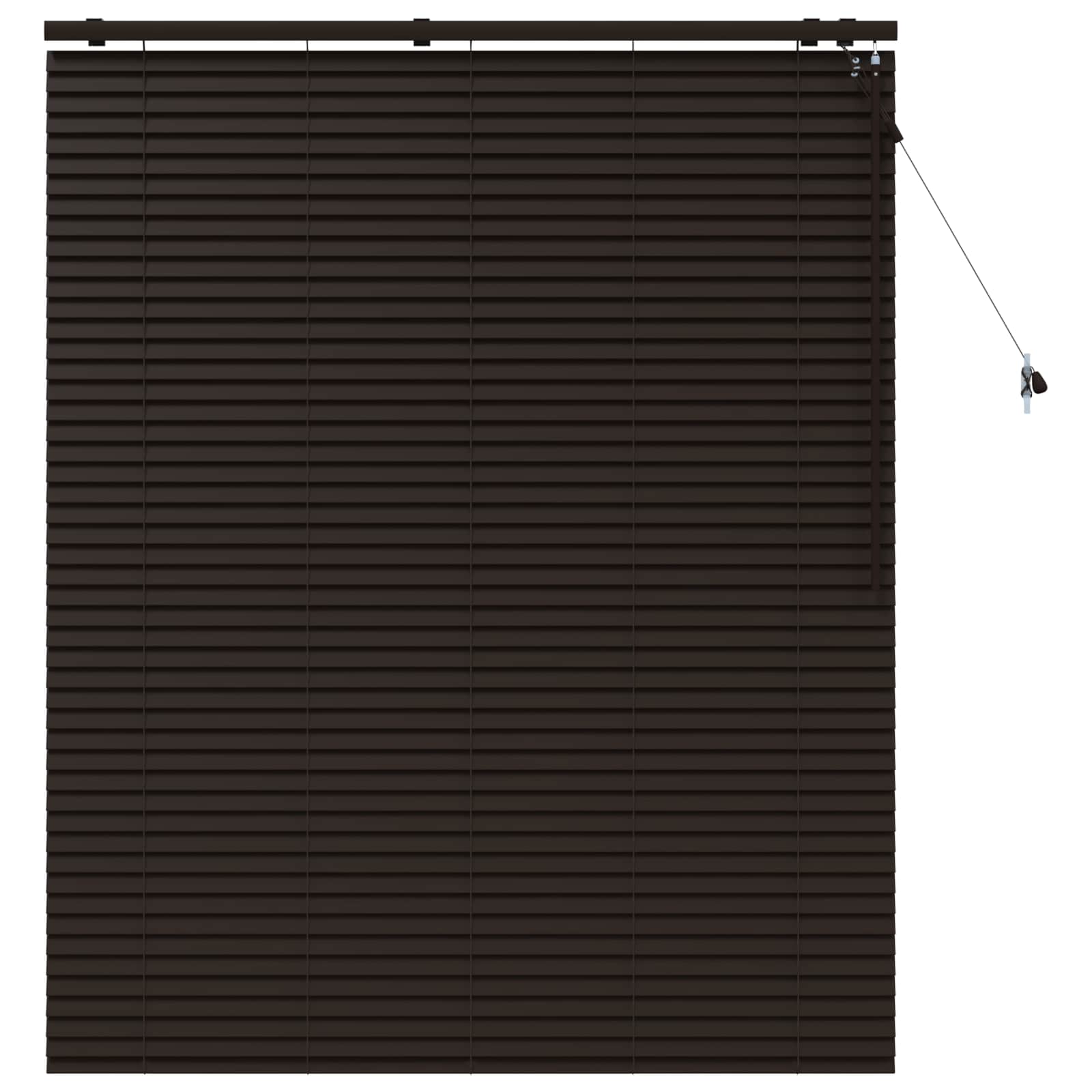 Tenda Veneziana Marrone Scuro 130 x 160 cm 35 mm