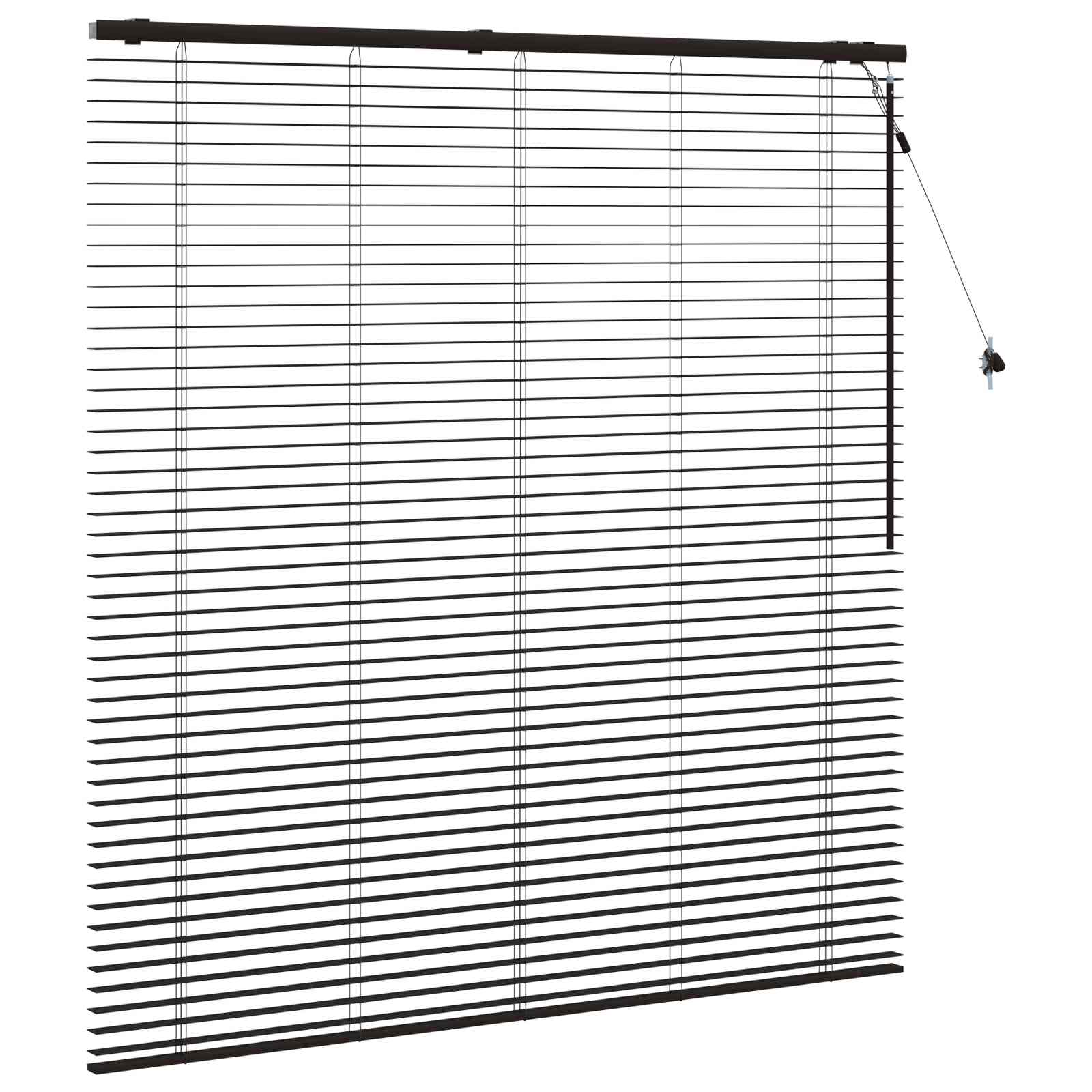 Tenda Veneziana Marrone Scuro 155 x 160 cm 35 mm