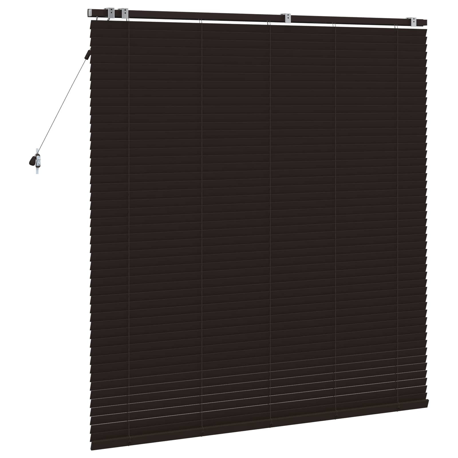 Tenda Veneziana Marrone Scuro 155 x 160 cm 35 mm