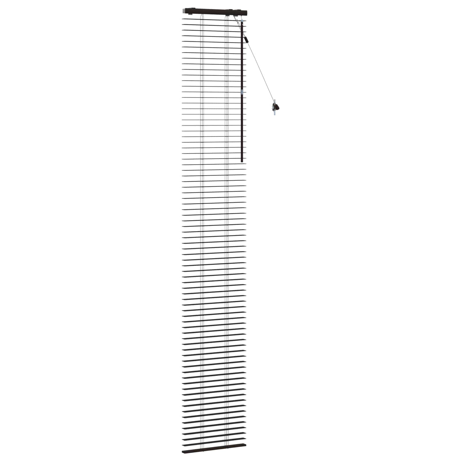Tenda Veneziana Marrone Scuro 40 x 250 cm 35 mm