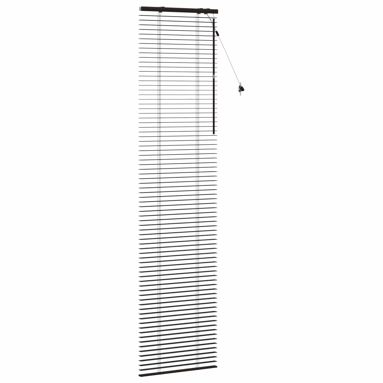 Tenda Veneziana Marrone Scuro 60 x 250 cm 35 mm