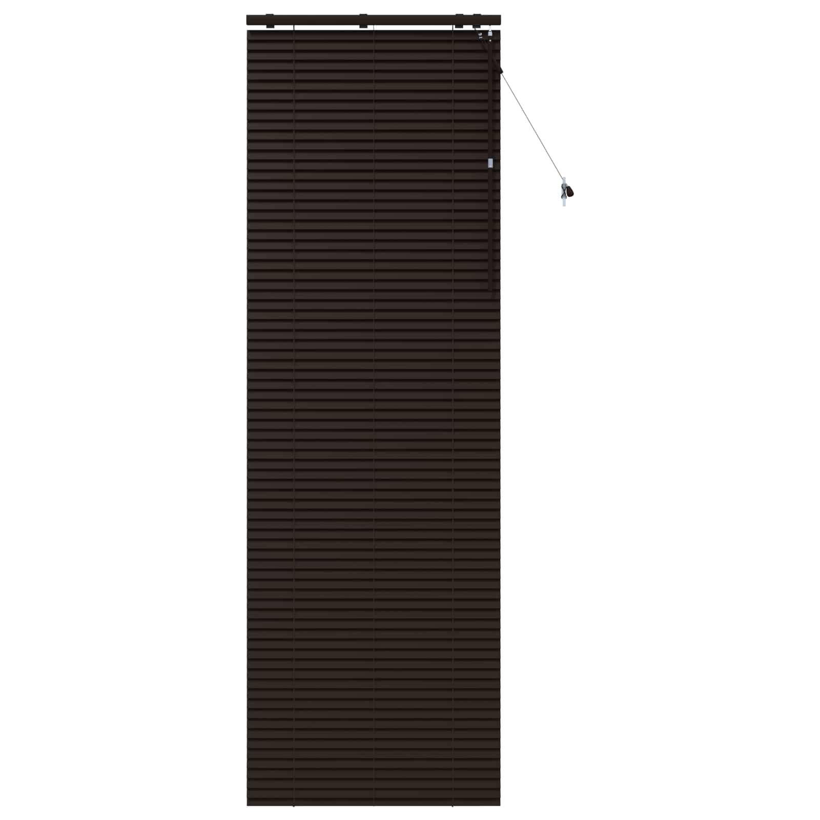 Tenda Veneziana Marrone Scuro 75 x 250 cm 35 mm