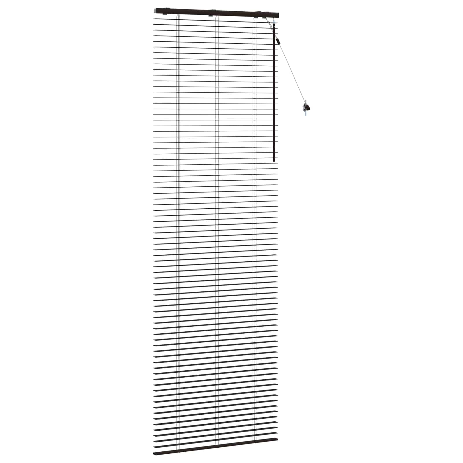 Tenda Veneziana Marrone Scuro 80 x 250 cm 35 mm