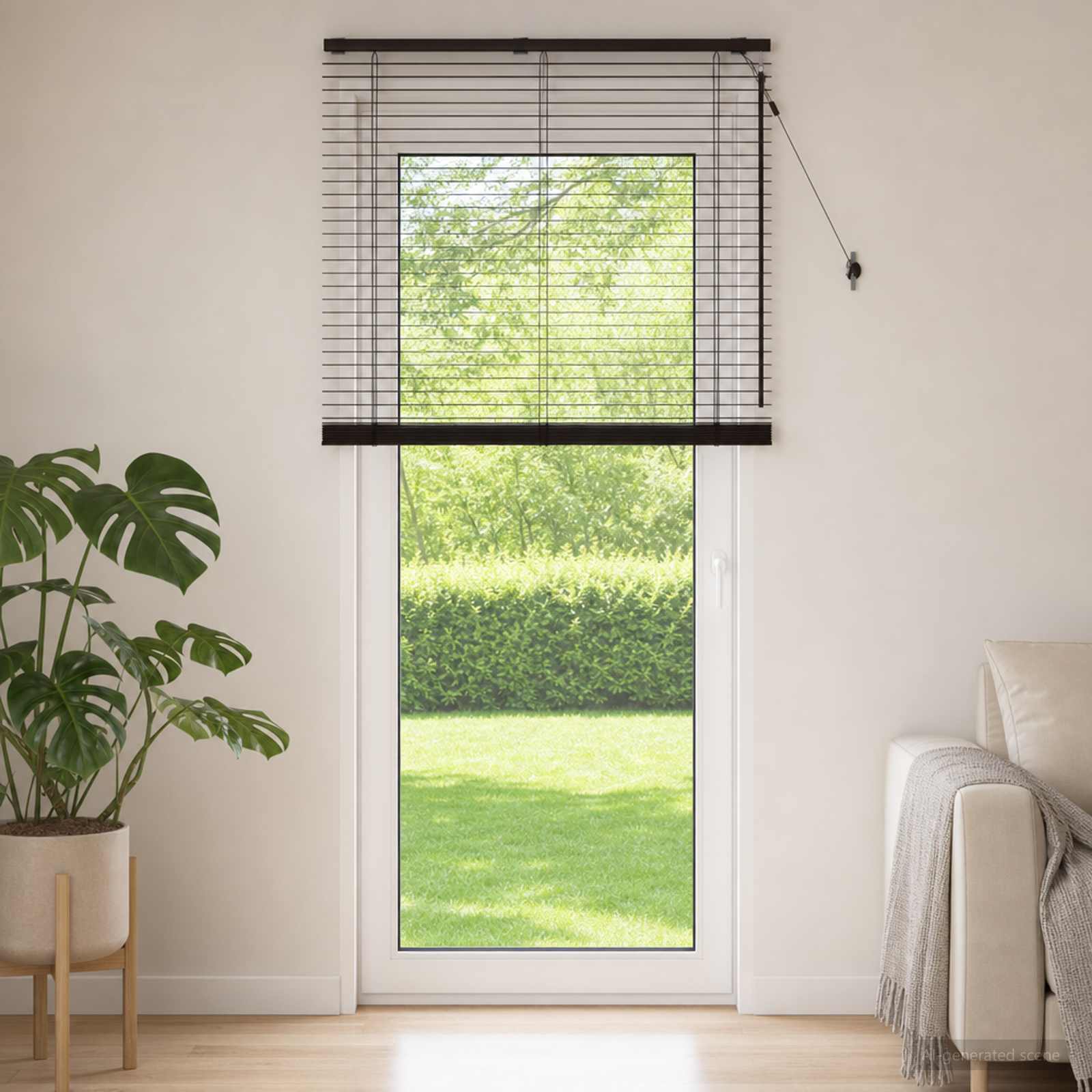Tenda Veneziana Marrone Scuro 115 x 250 cm 35 mm