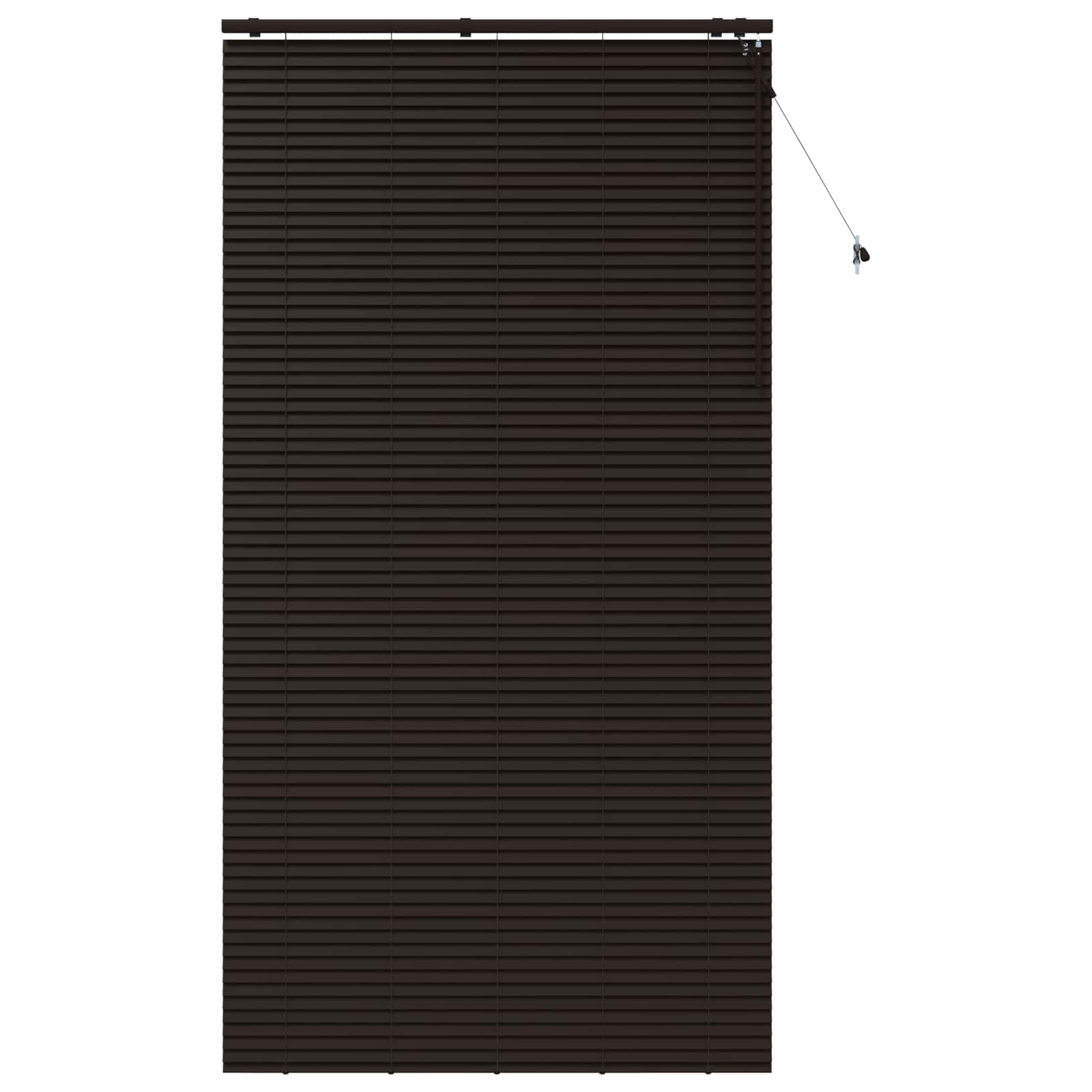 Tenda Veneziana Marrone Scuro 125 x 250 cm 35 mm