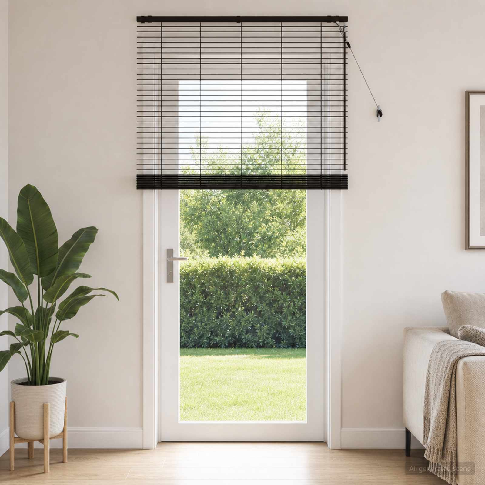 Tenda Veneziana Marrone Scuro 140 x 250 cm 35 mm