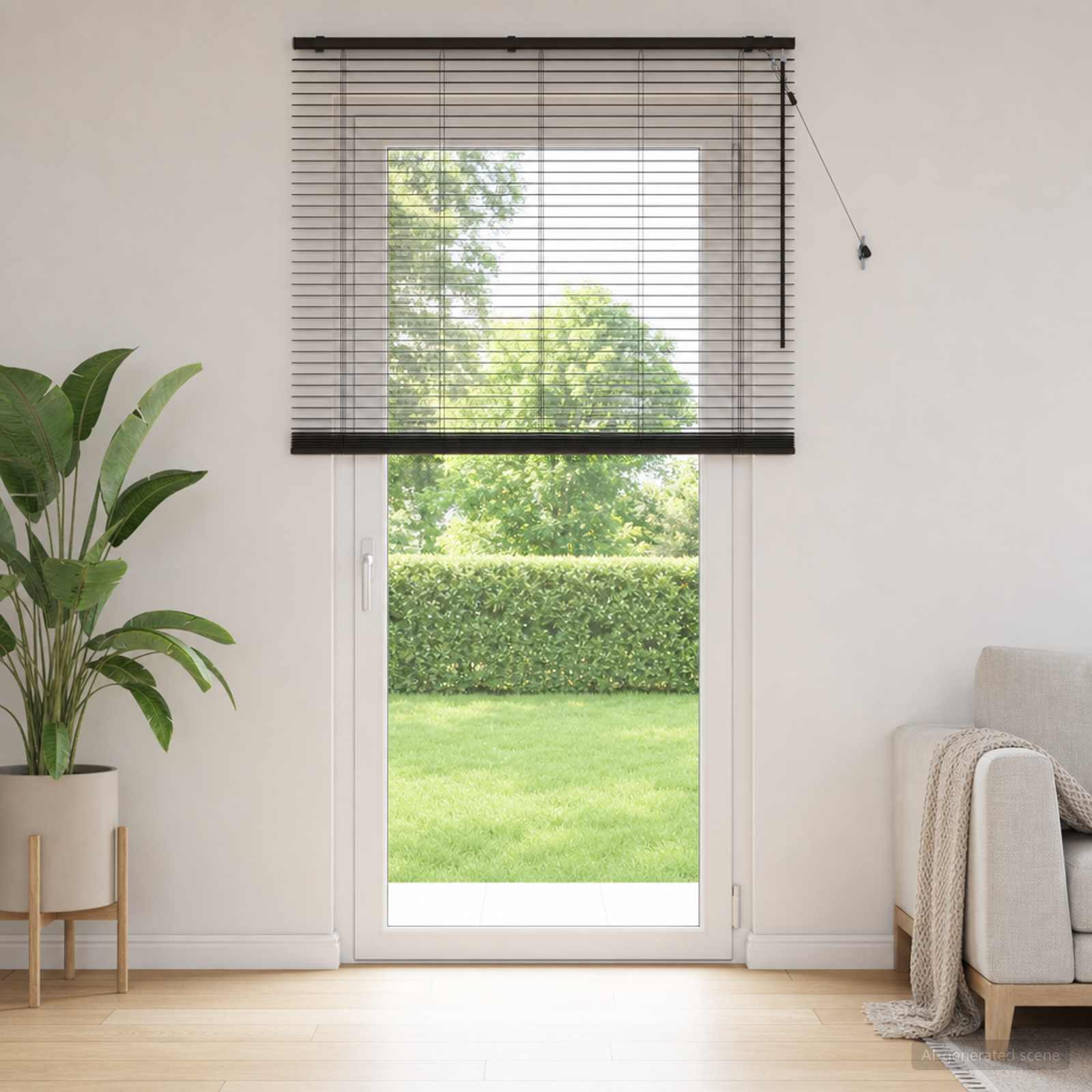 Tenda Veneziana Marrone Scuro 160 x 250 cm 35 mm