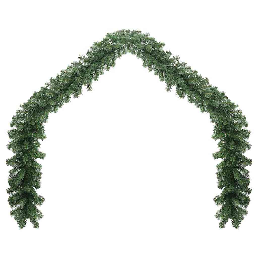 Ghirlanda di Natale 2 pz Verde 20 m PVC