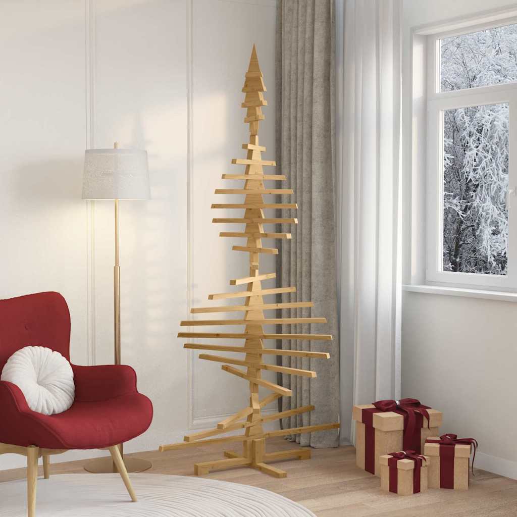 Albero di Natale in legno KOTKA Legno Massello di Pino