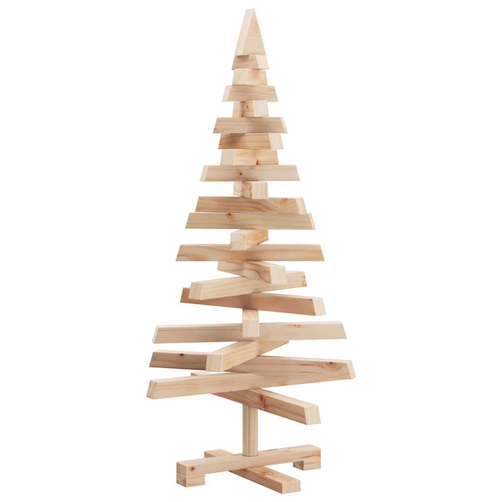 Alberi di Natale KOTKA 90 cm Legno di pino massello Naturale