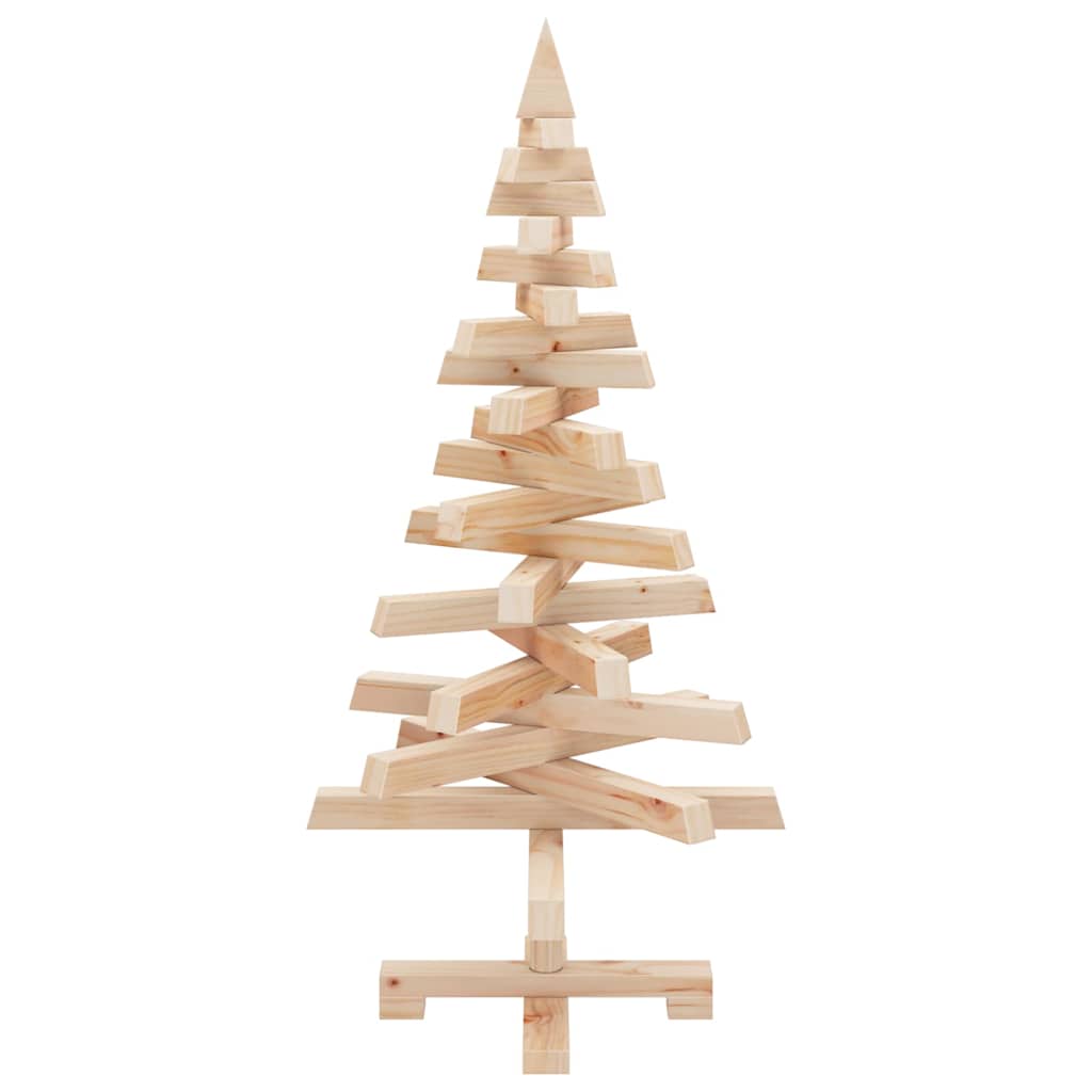 Alberi di Natale KOTKA 90 cm Legno di pino massello Naturale