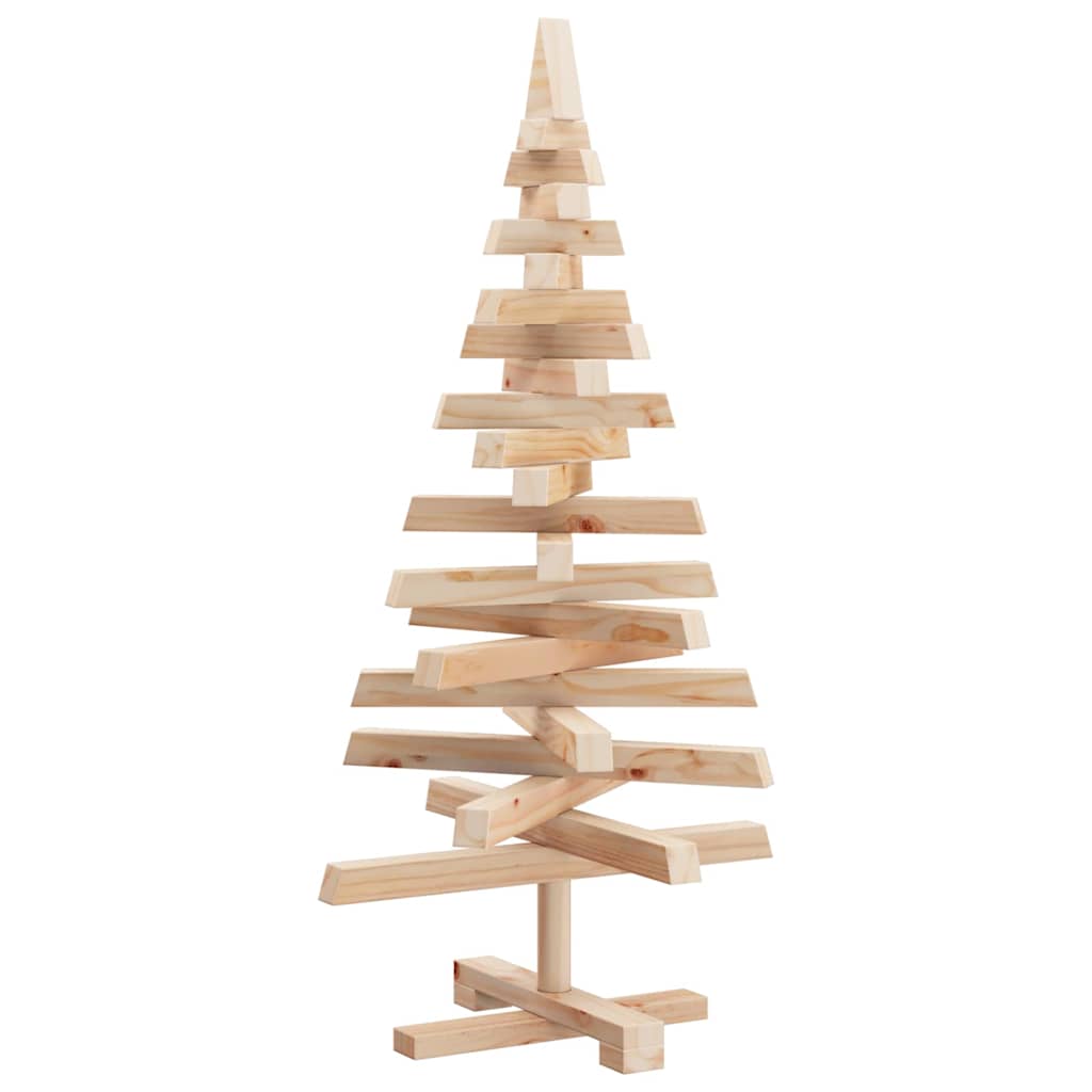 Alberi di Natale KOTKA 90 cm Legno di pino massello Naturale
