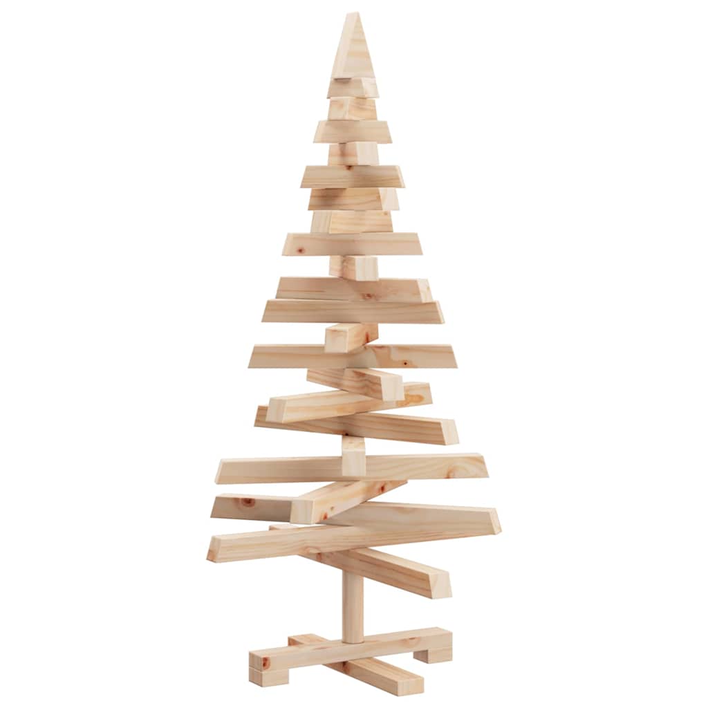 Alberi di Natale KOTKA 90 cm Legno di pino massello Naturale