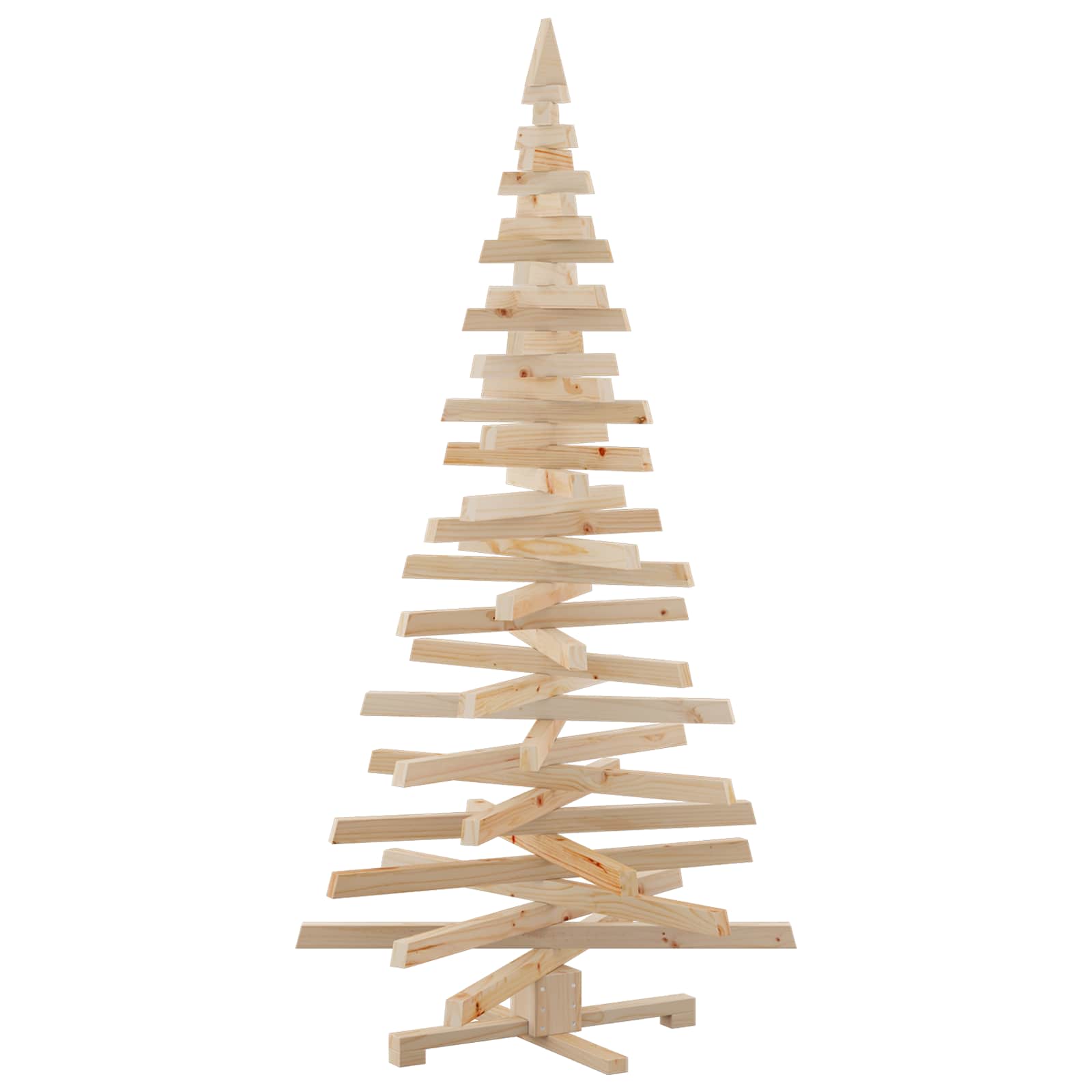 Alberi di Natale Naturale 180 cm Legno di pino massello