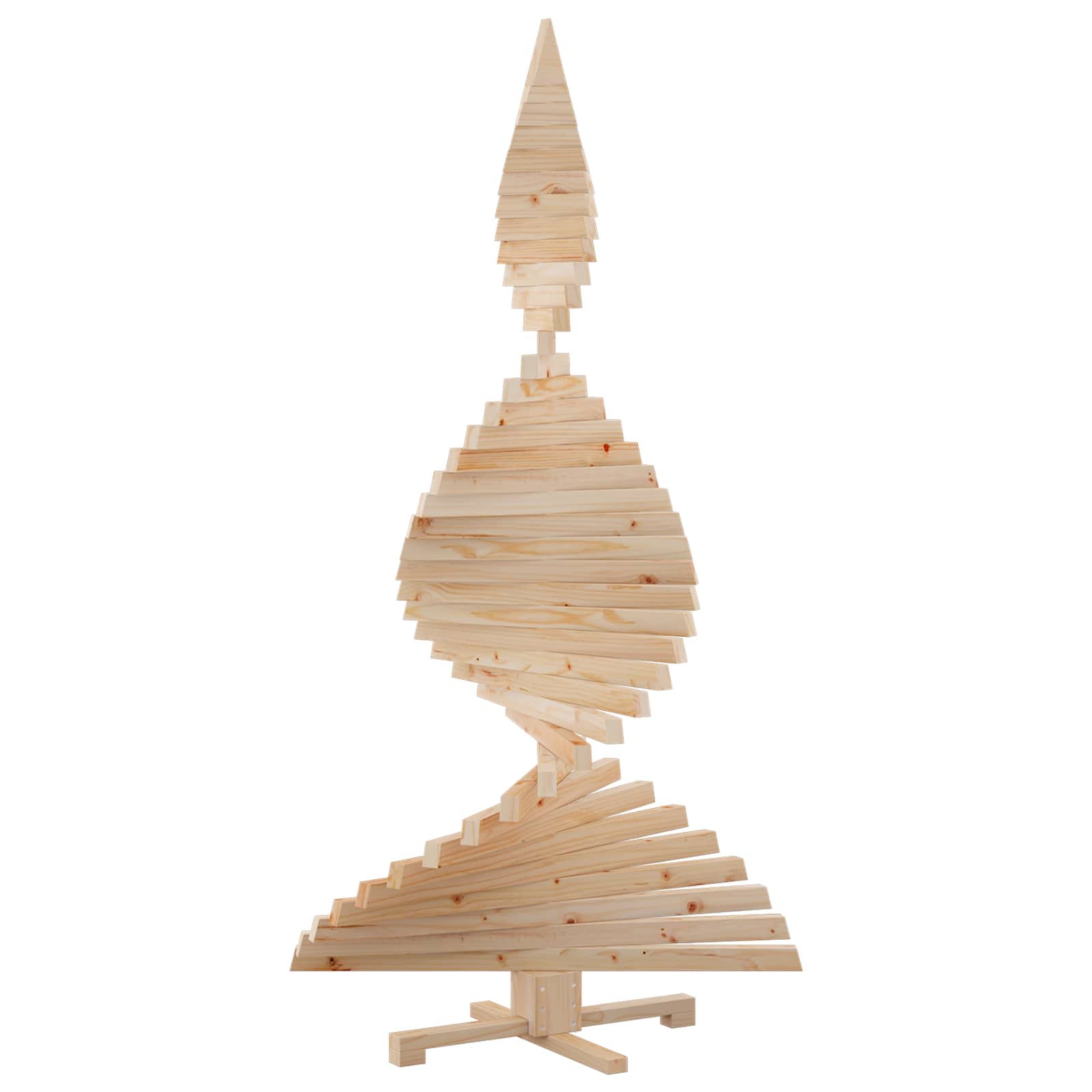 Alberi di Natale Naturale 180 cm Legno di pino massello