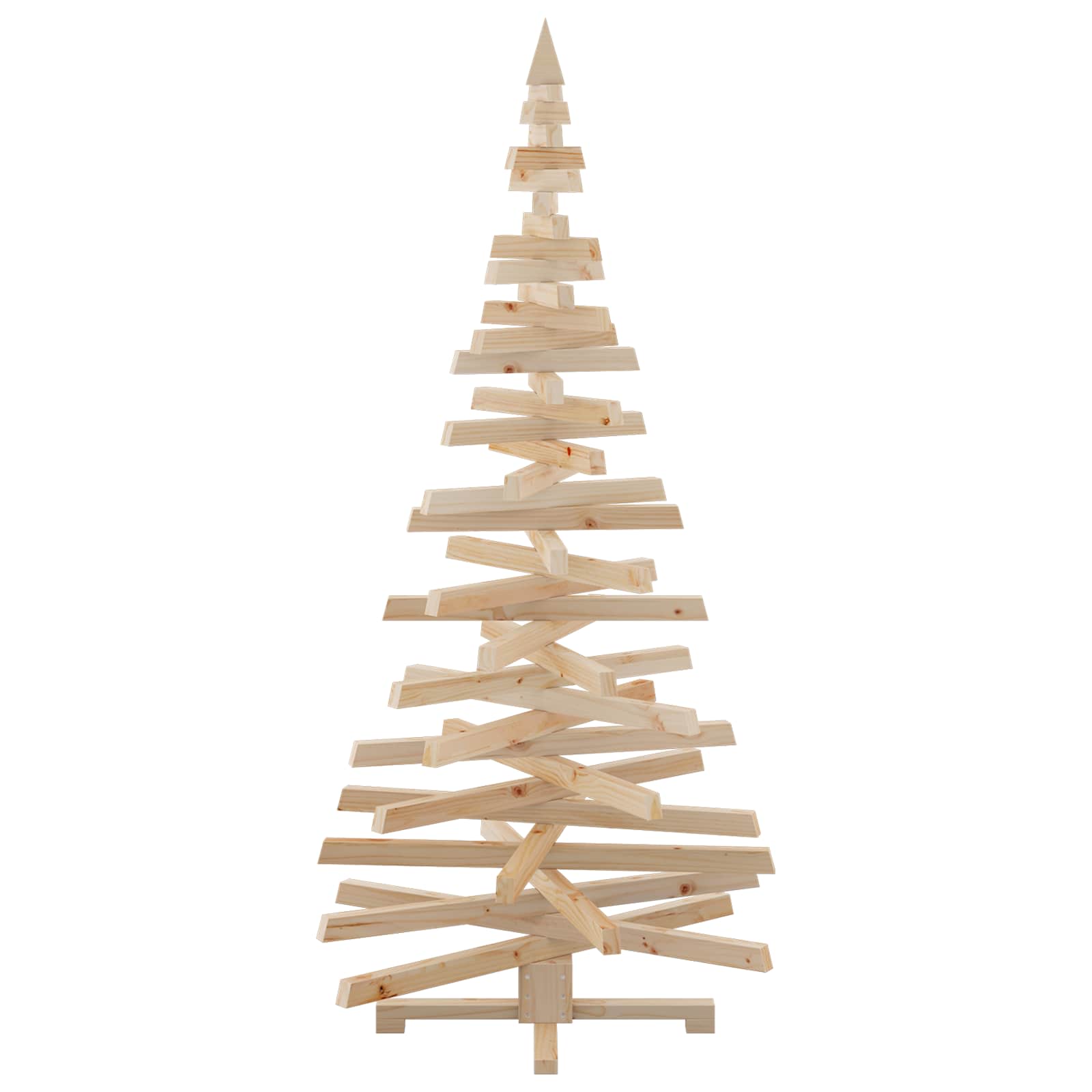 Alberi di Natale Naturale 180 cm Legno di pino massello