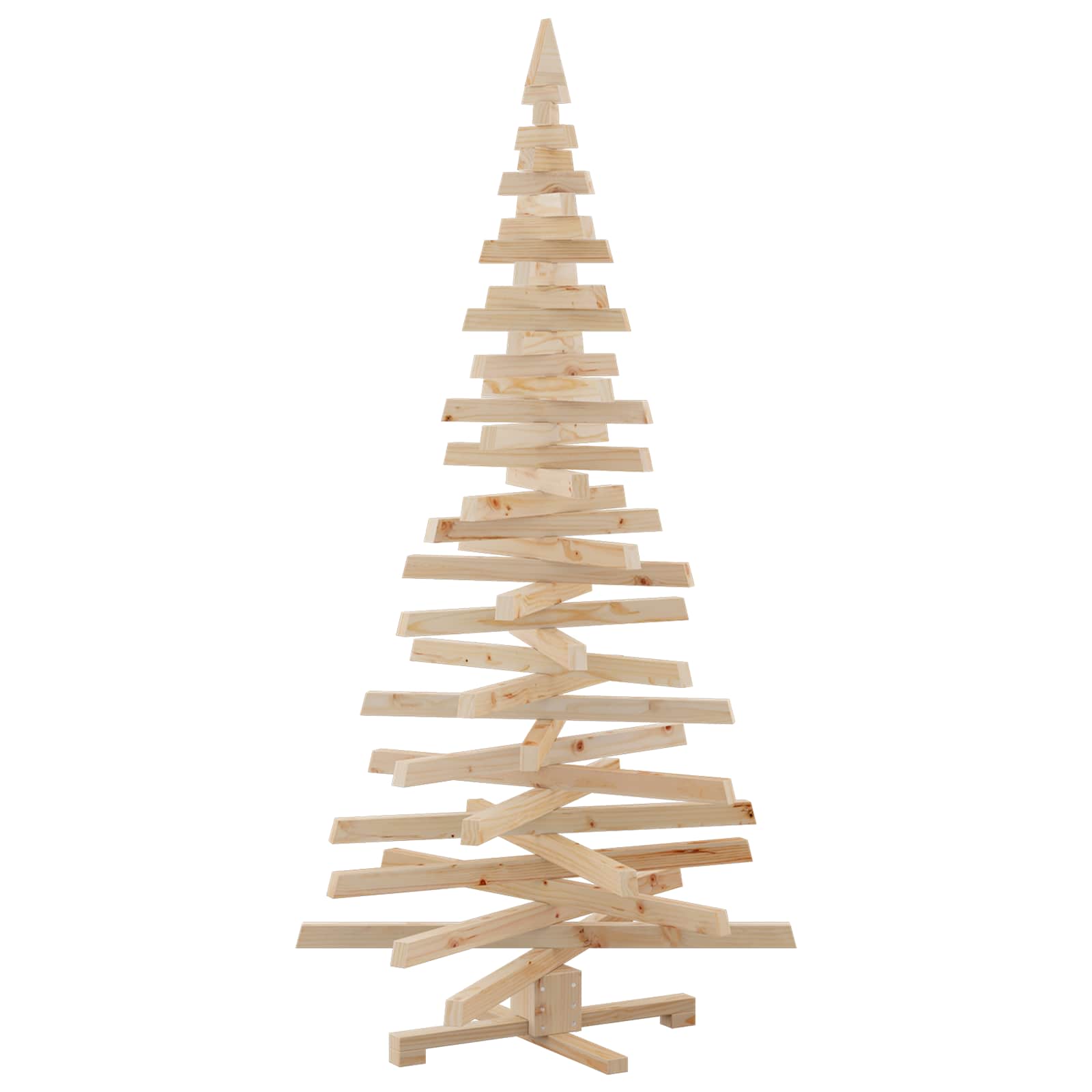 Alberi di Natale Naturale 180 cm Legno di pino massello