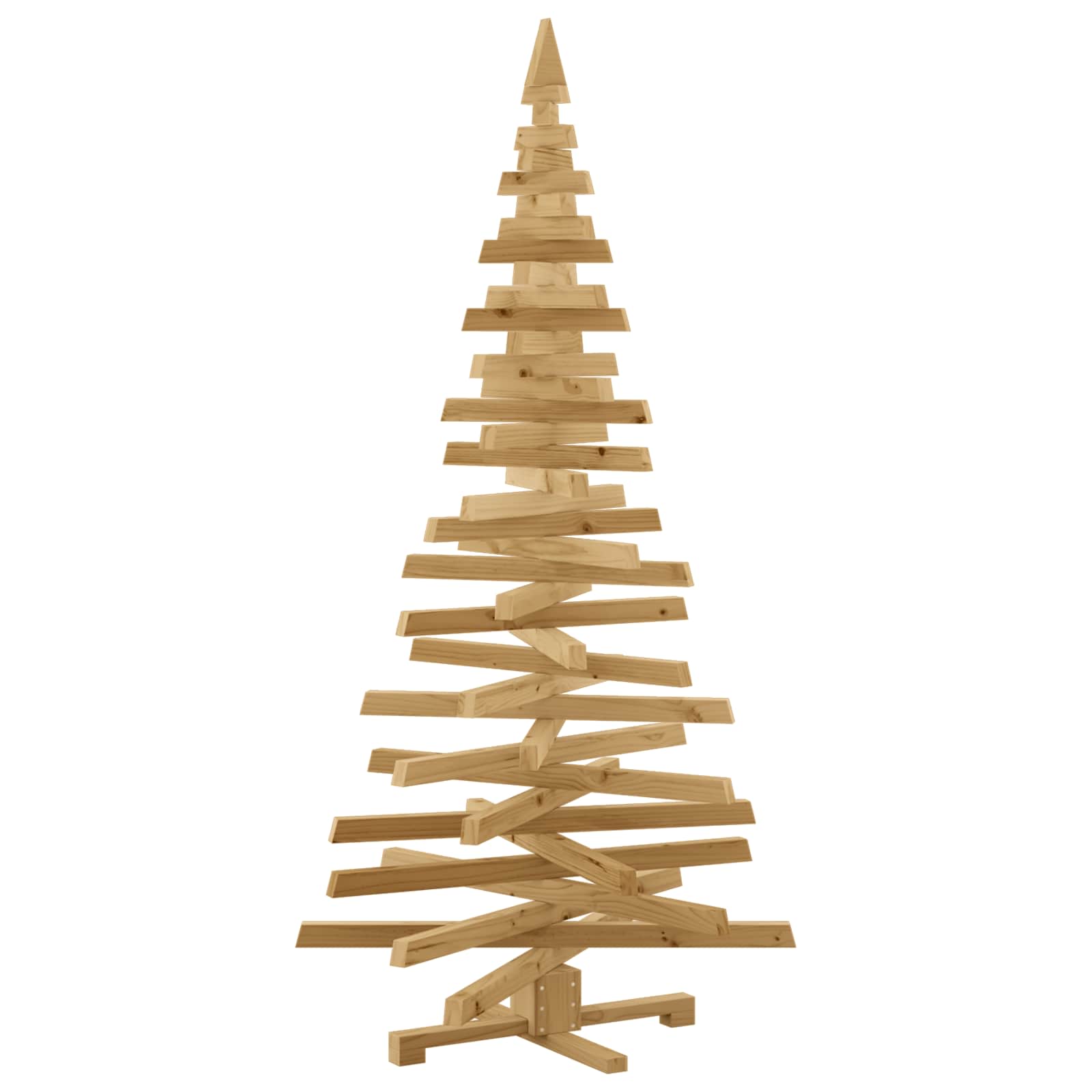 Alberi di Natale Marrone 180 cm Legno di pino massello